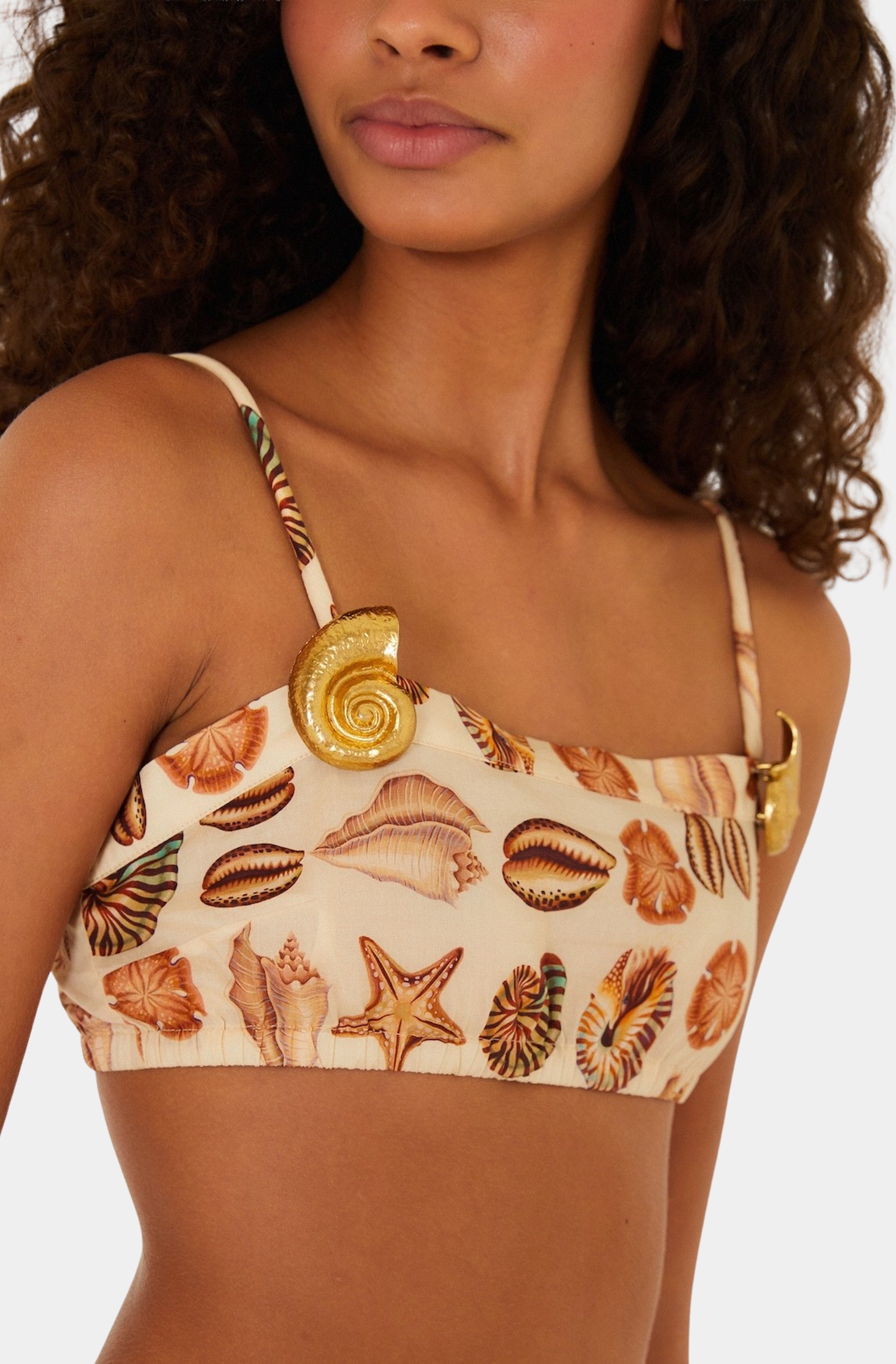 Marine Shells Sand Baloon Top – HEMLINE French Quarter
