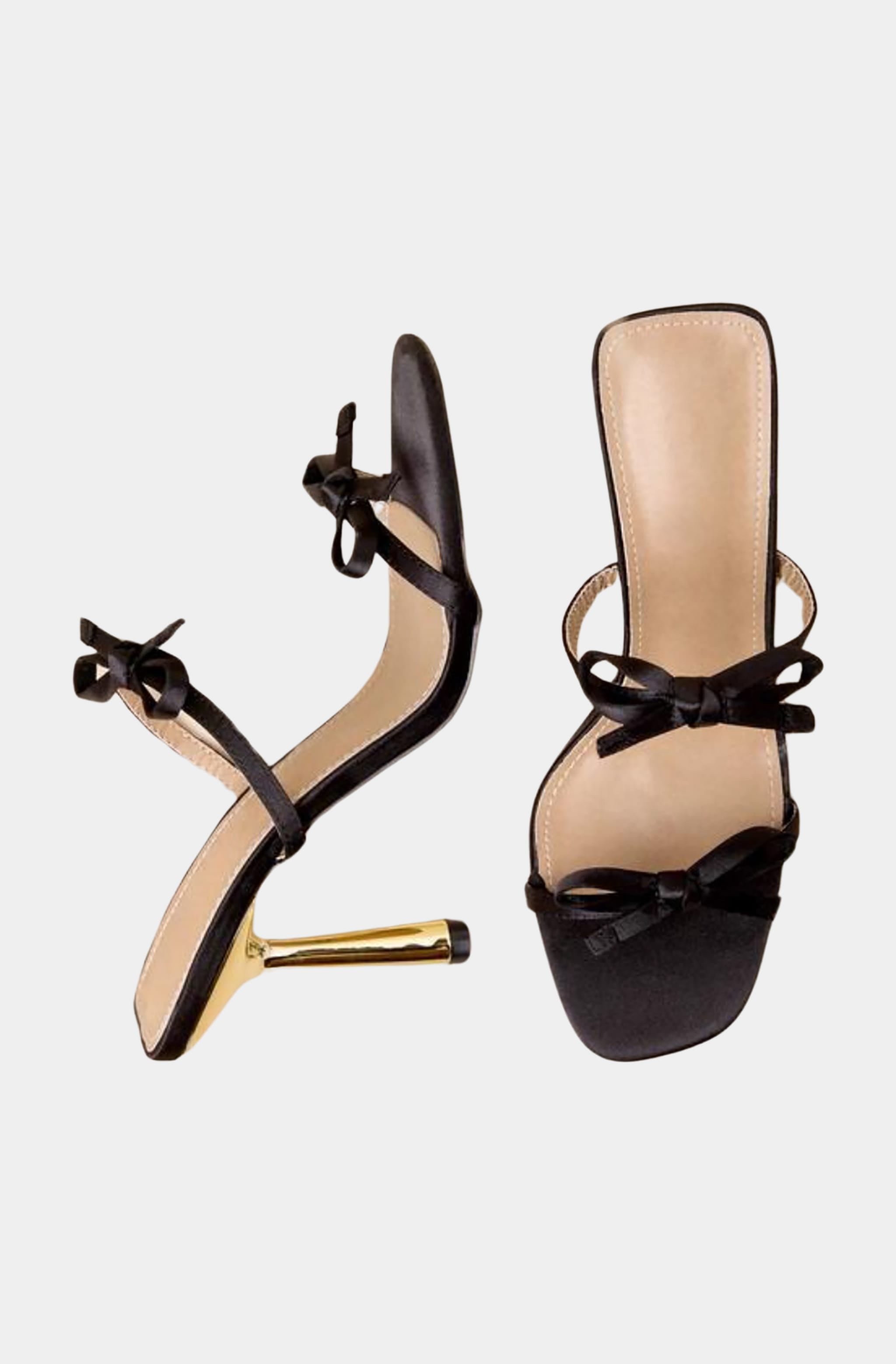 Charlotte Mini Bow Heels Stylish and Comfortable – HEMLINE