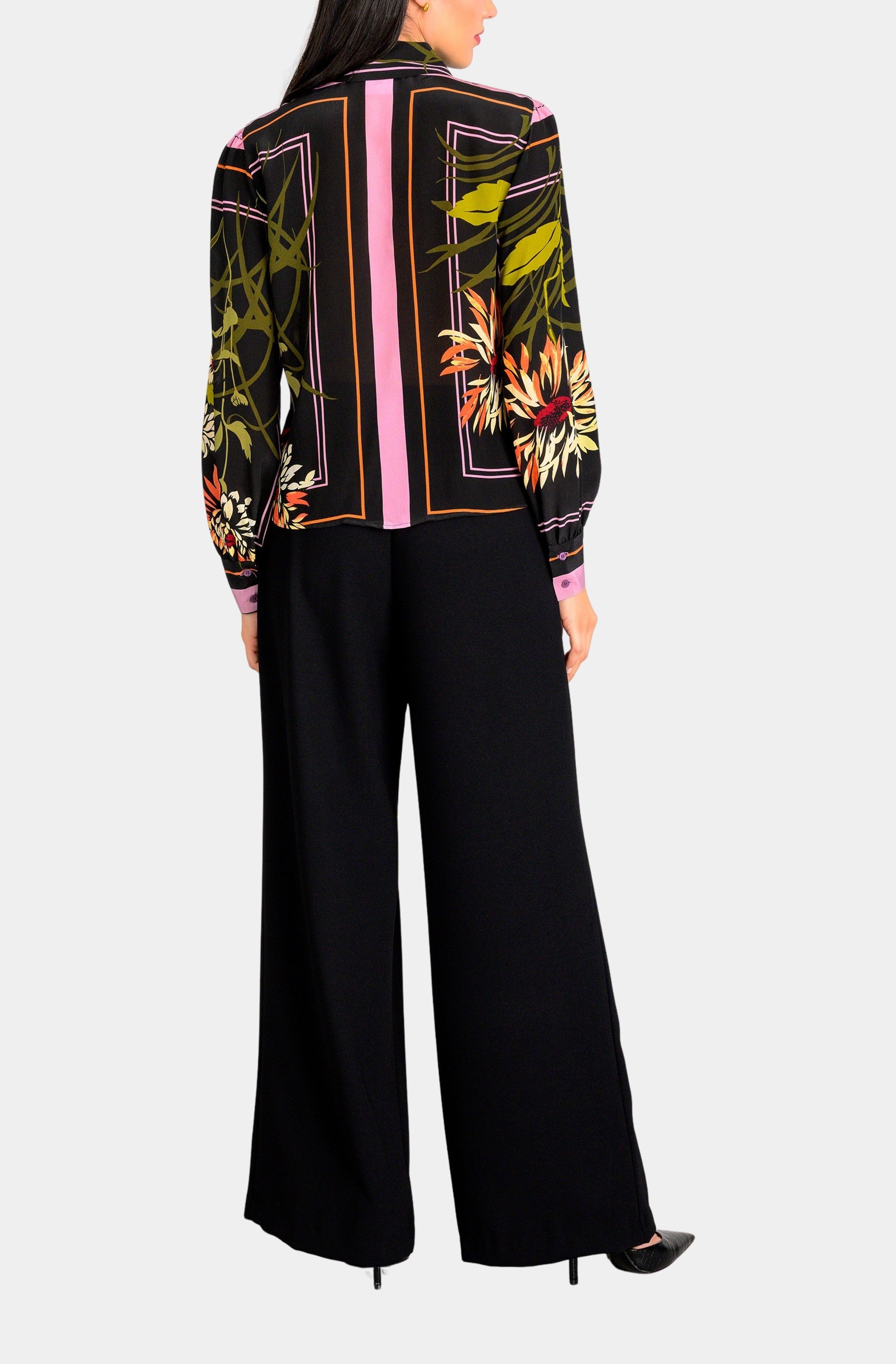 トップス Avrill ribbon tops Trellis Embroidered Stripe Top – Ivy Jane Brand