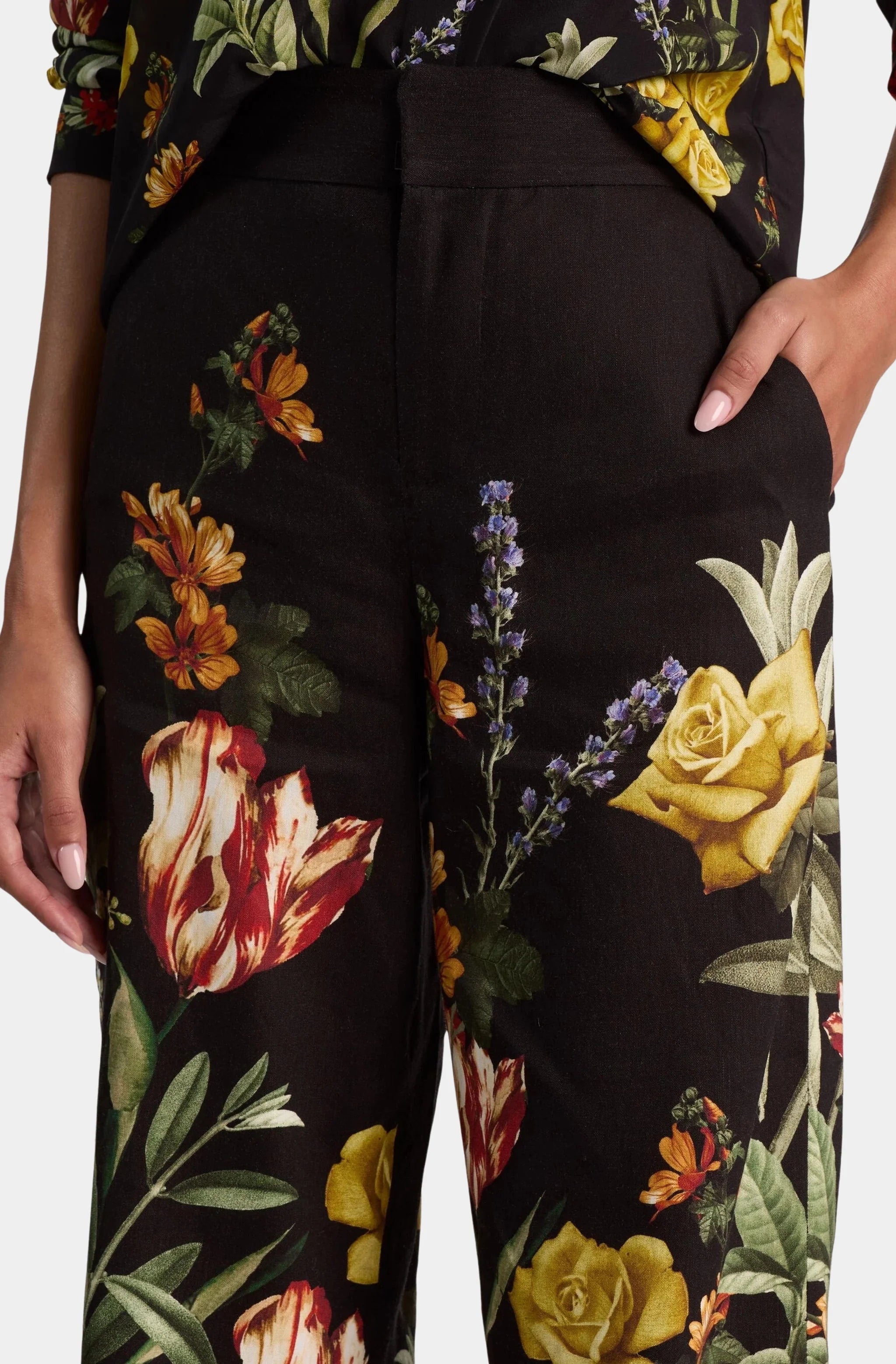 Dylan High Rise Wide Leg Pant – HEMLINE French Quarter