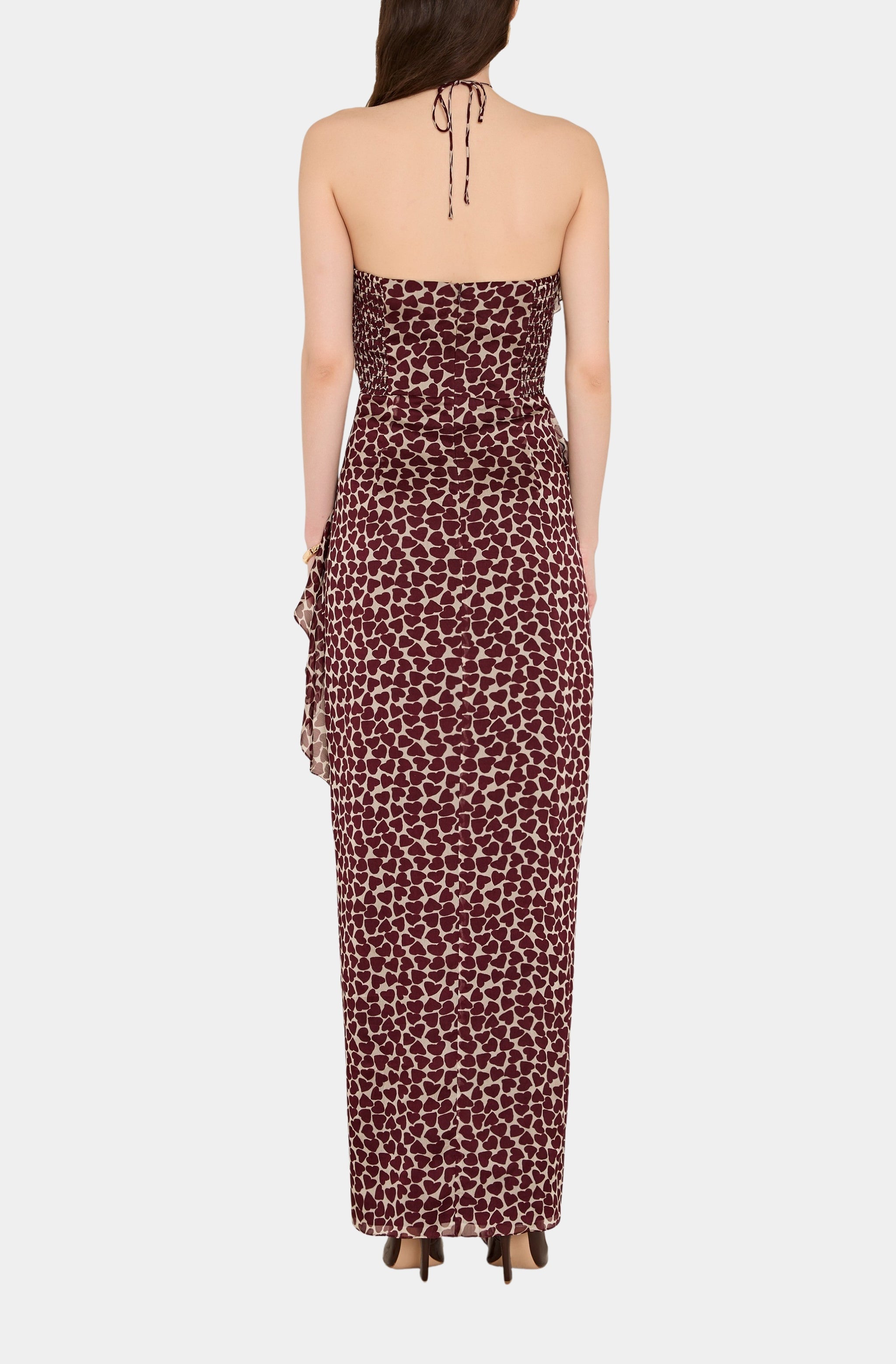 alessandra maxi dress – HEMLINE French Quarter Size:US26+ Smocked back Fit & Flare Flowy 6MetaRelated:Coral Red*liam-in-solid-coral-red-oxford-shirt