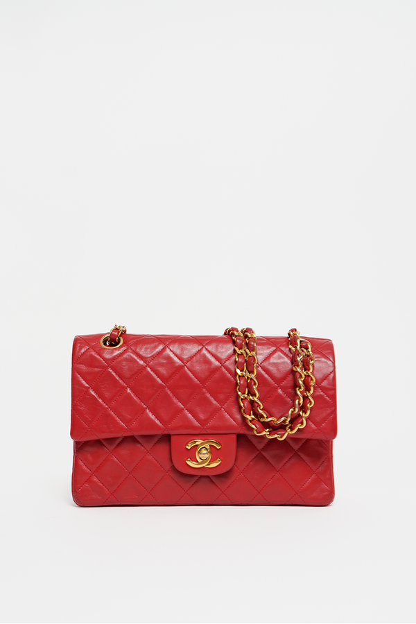 Pre-owned Louis Vuitton Pallas Chain Red Flap Monogram Shoulder