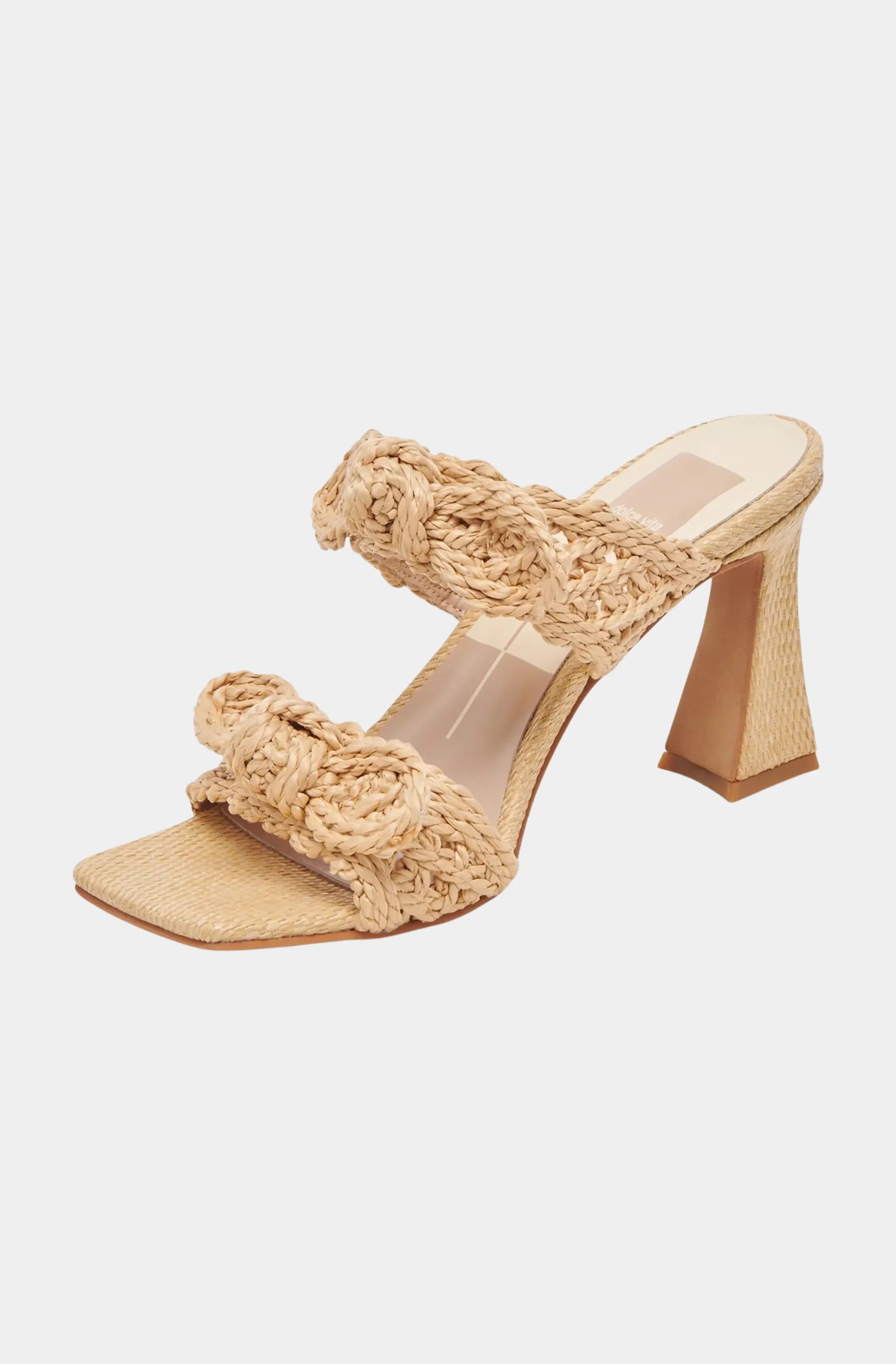 Nia Clear Raffia Wedge Heels – Girls Will Be Girls