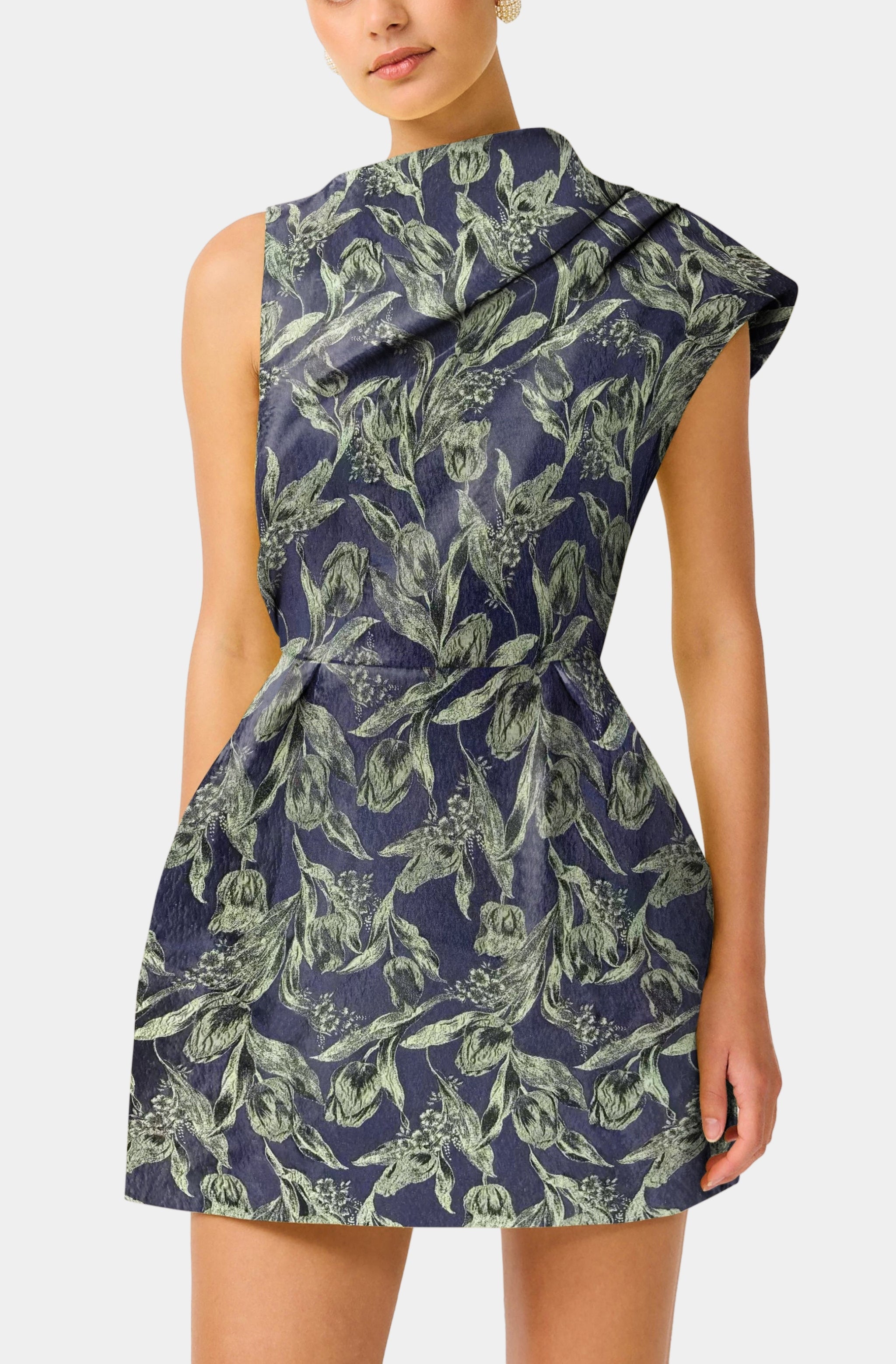 luella mini dress Luella Asymmetric Mini Dress – HEMLINE French Quarter