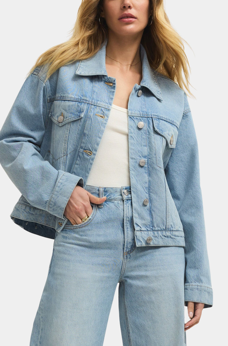 ジャケット・アウター Knox Denim Trucker Jacket Dani Trucker Jacket – HEMLINE French Quarter