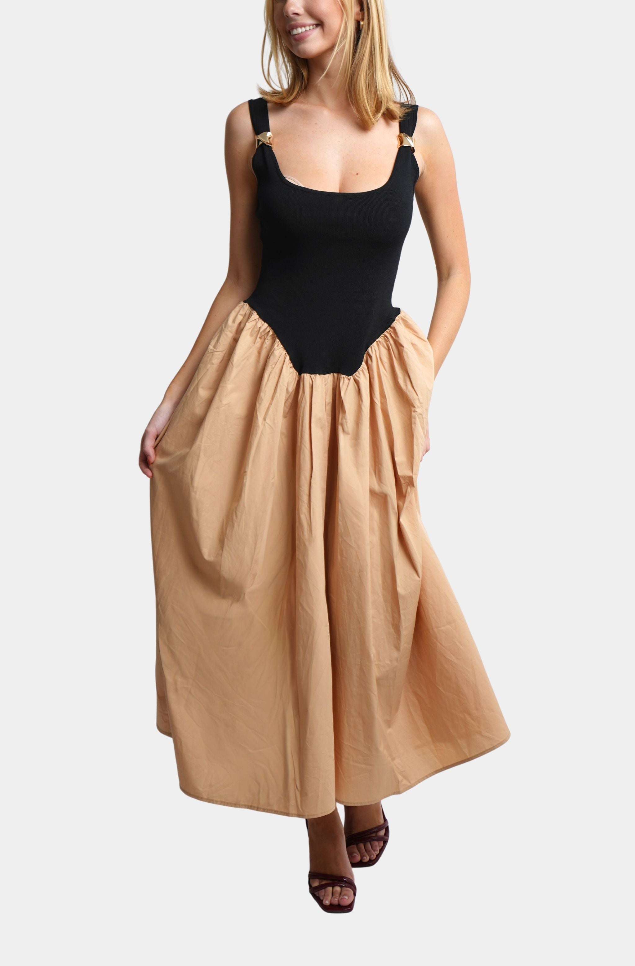 Julia Colourblock Dress – HEMLINE French Quarter