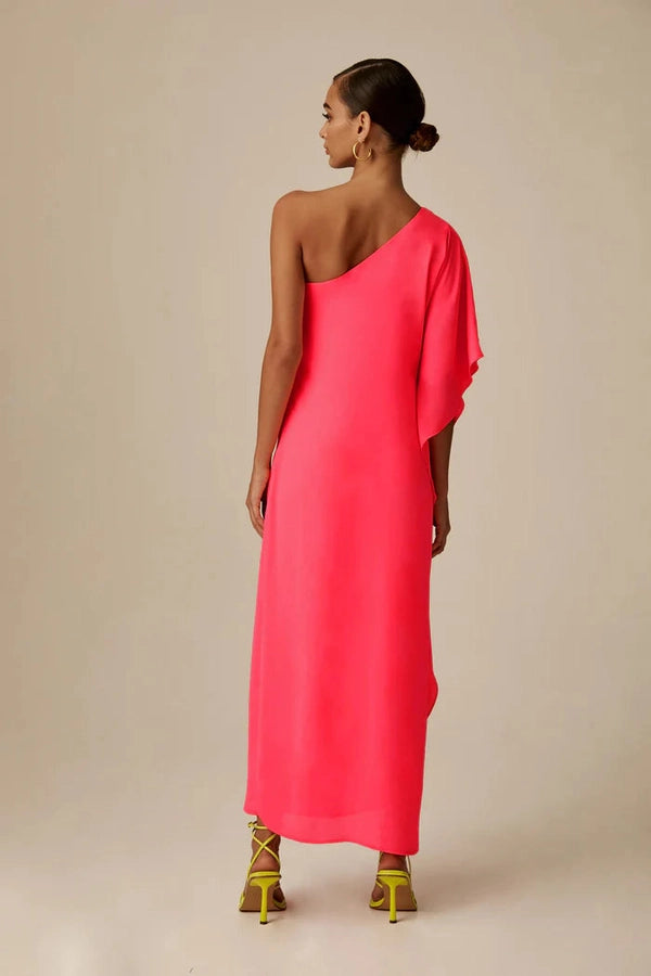 Draped One Shoulder Maxi Dress HEMLINE French Quarter Draped One Shoulder Maxi Dress HEMLINE French Quarter