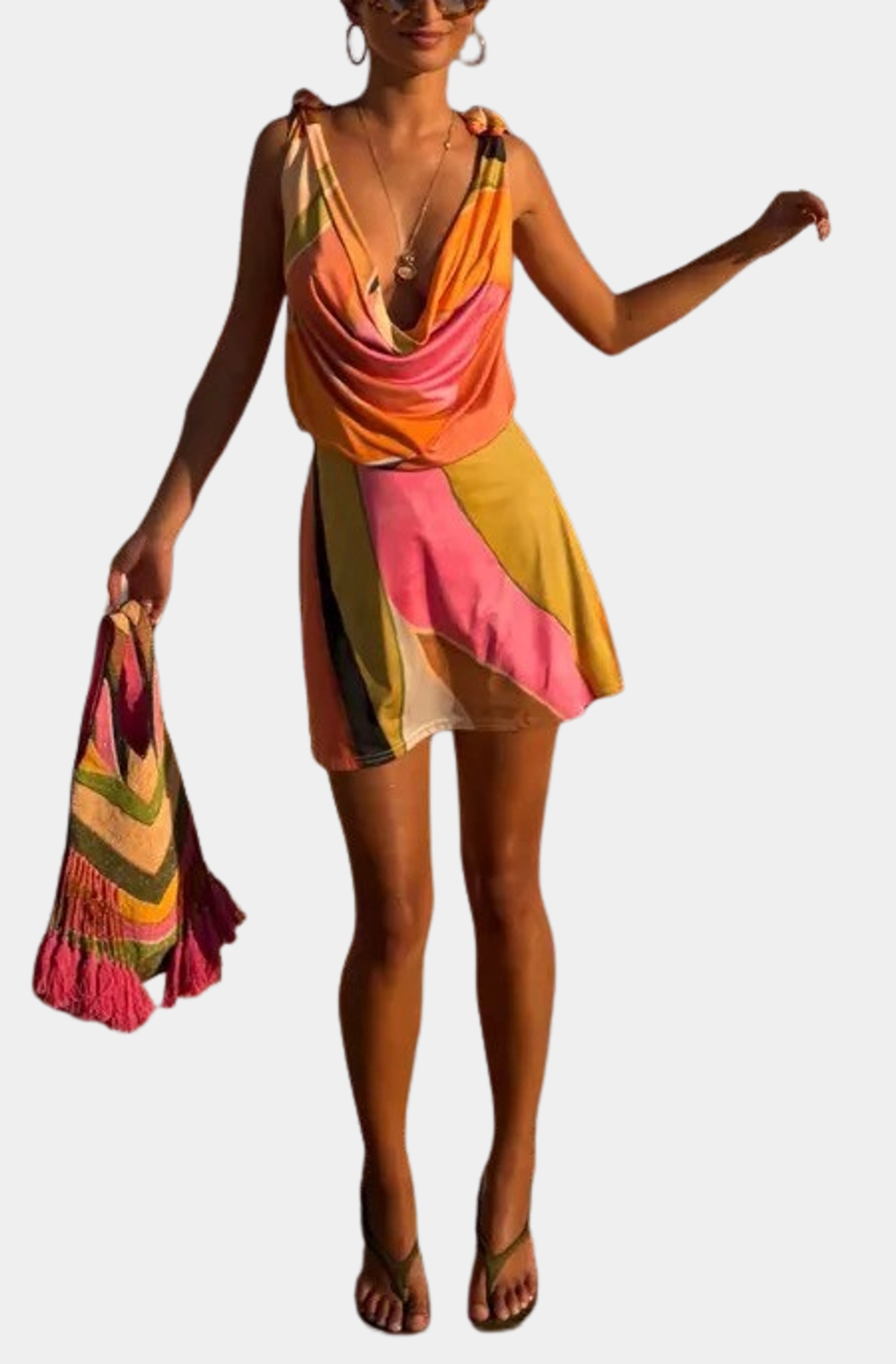 lelia mini dress Abstract Leila Mini Dress – HEMLINE French Quarter