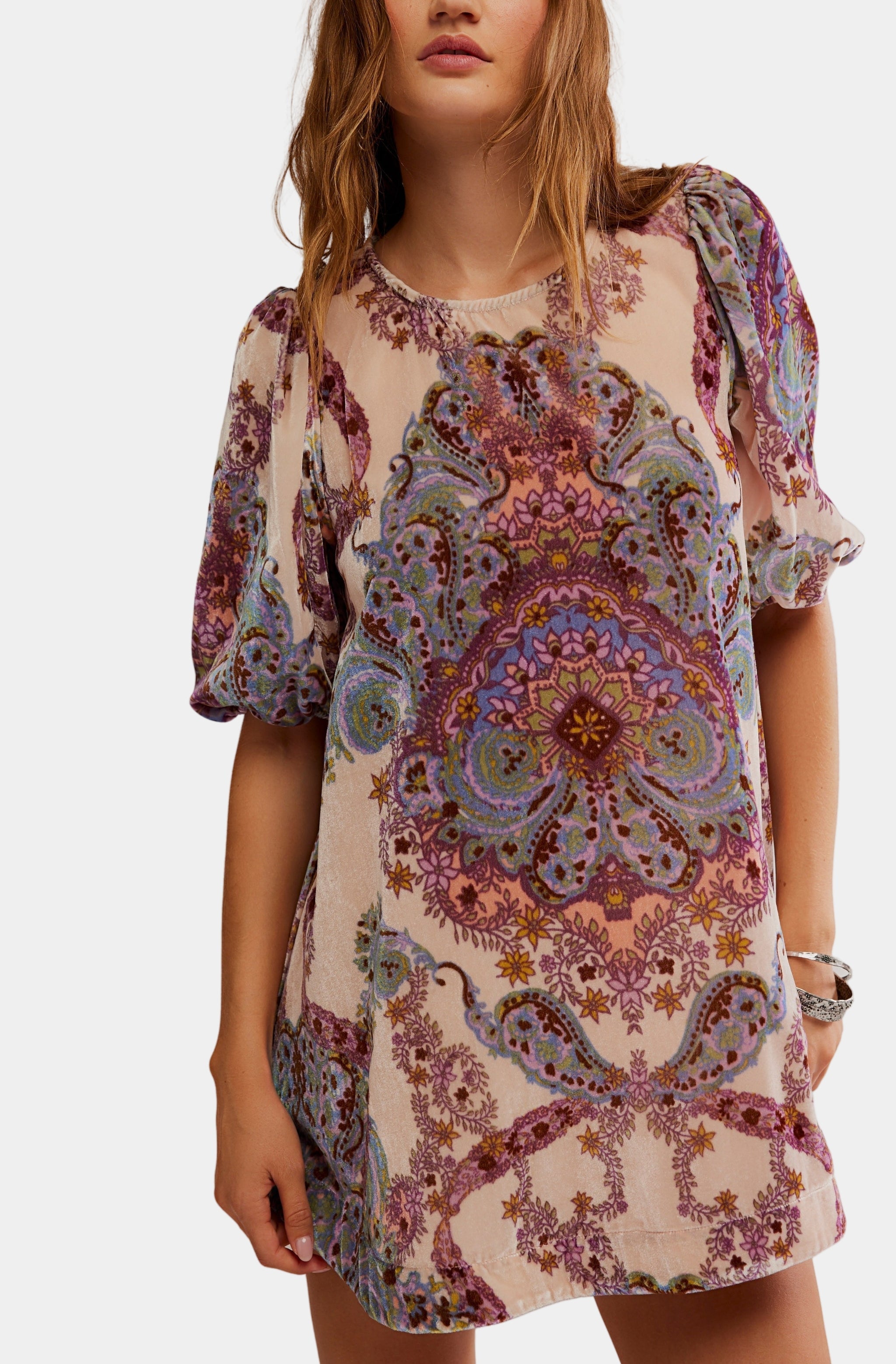Maye Printed Velvet Tunic – HEMLINE French Quarter