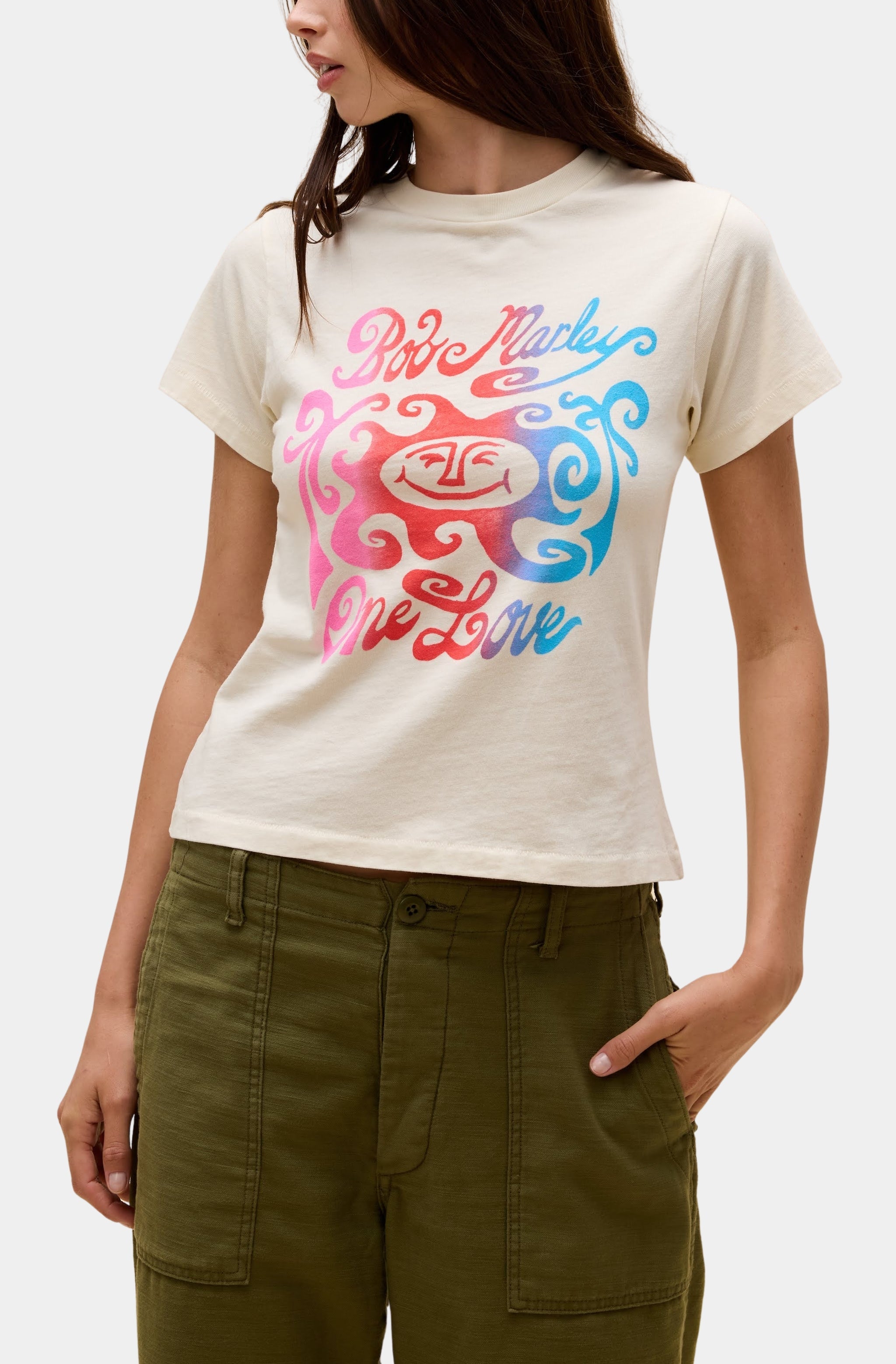 Bob Marley One Love Gradient Vintage Tee – HEMLINE French Quarter