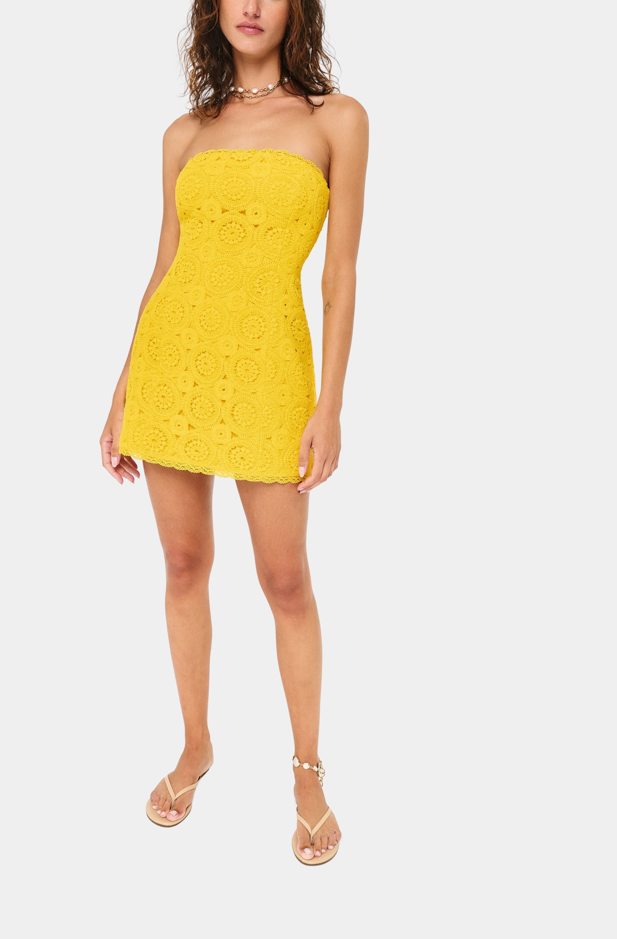 dandelion mini dress Sequin Dandelion Gloss Mini Dress