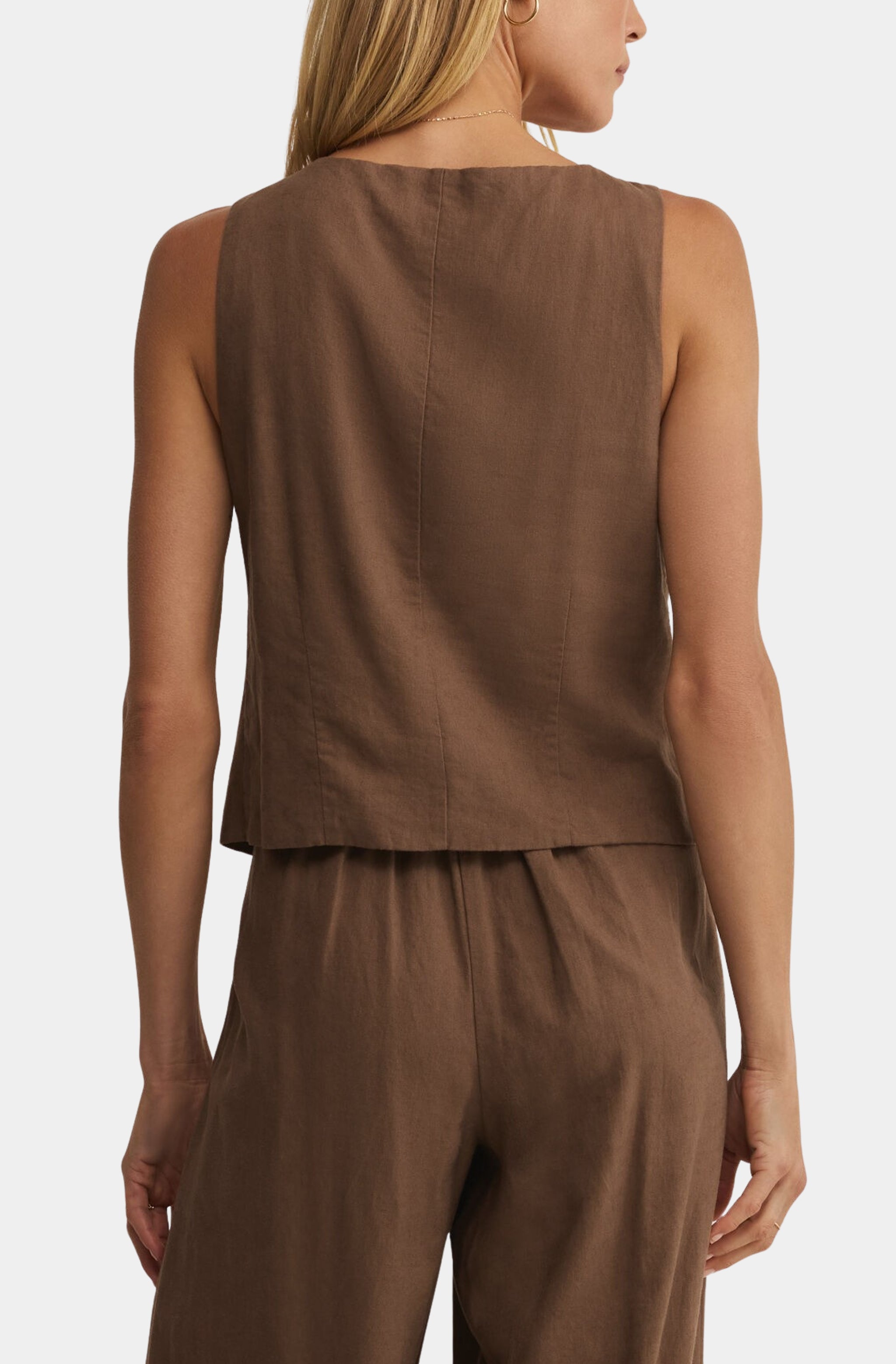 Roman Linen Vest – HEMLINE French Quarter