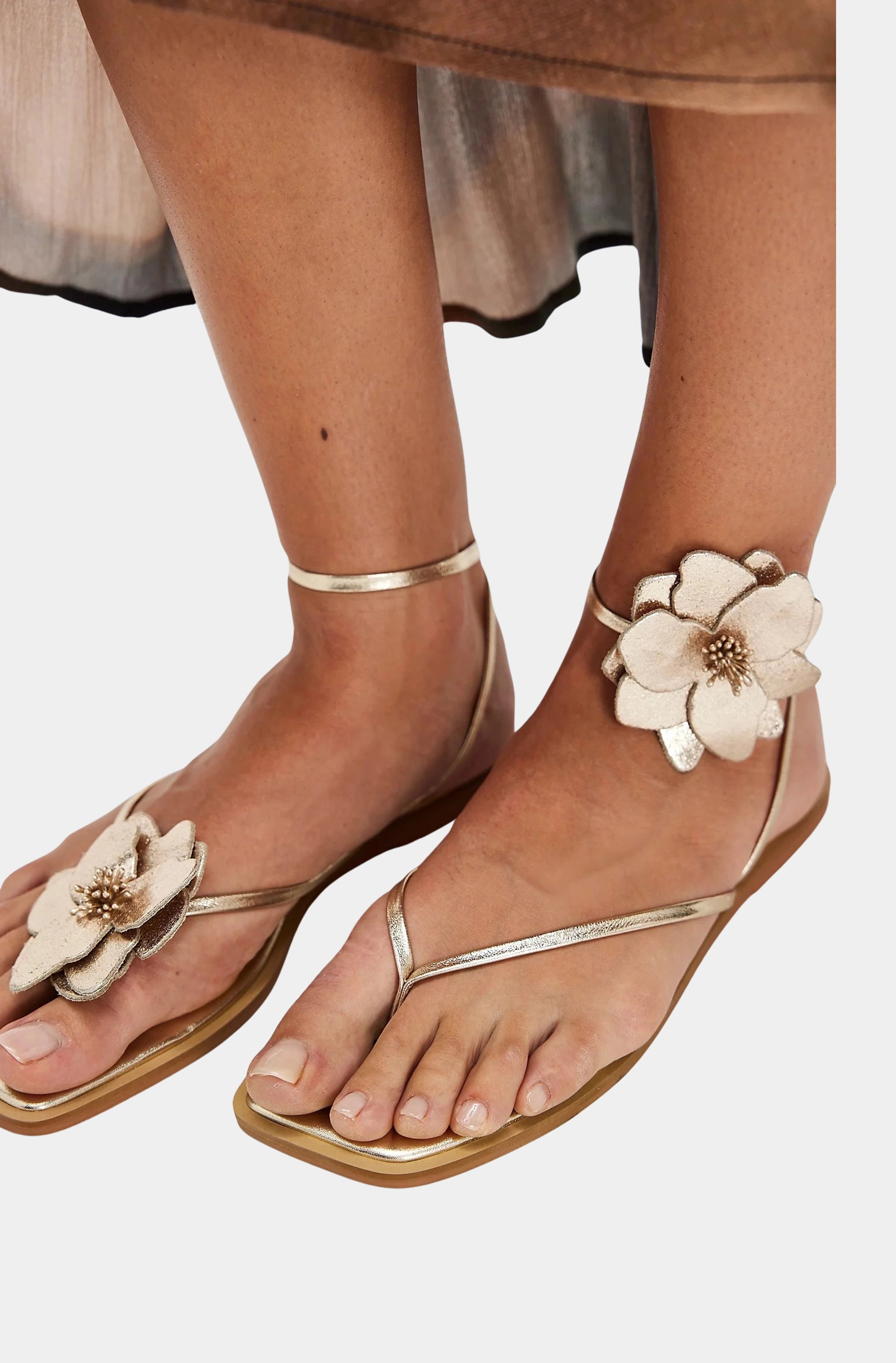 Mismatch Magnolia Sandal – HEMLINE French Quarter