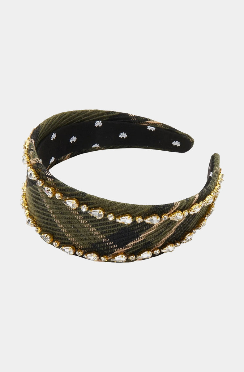 Brigitte Crystal Trim Headband – HEMLINE French Quarter display picture 1