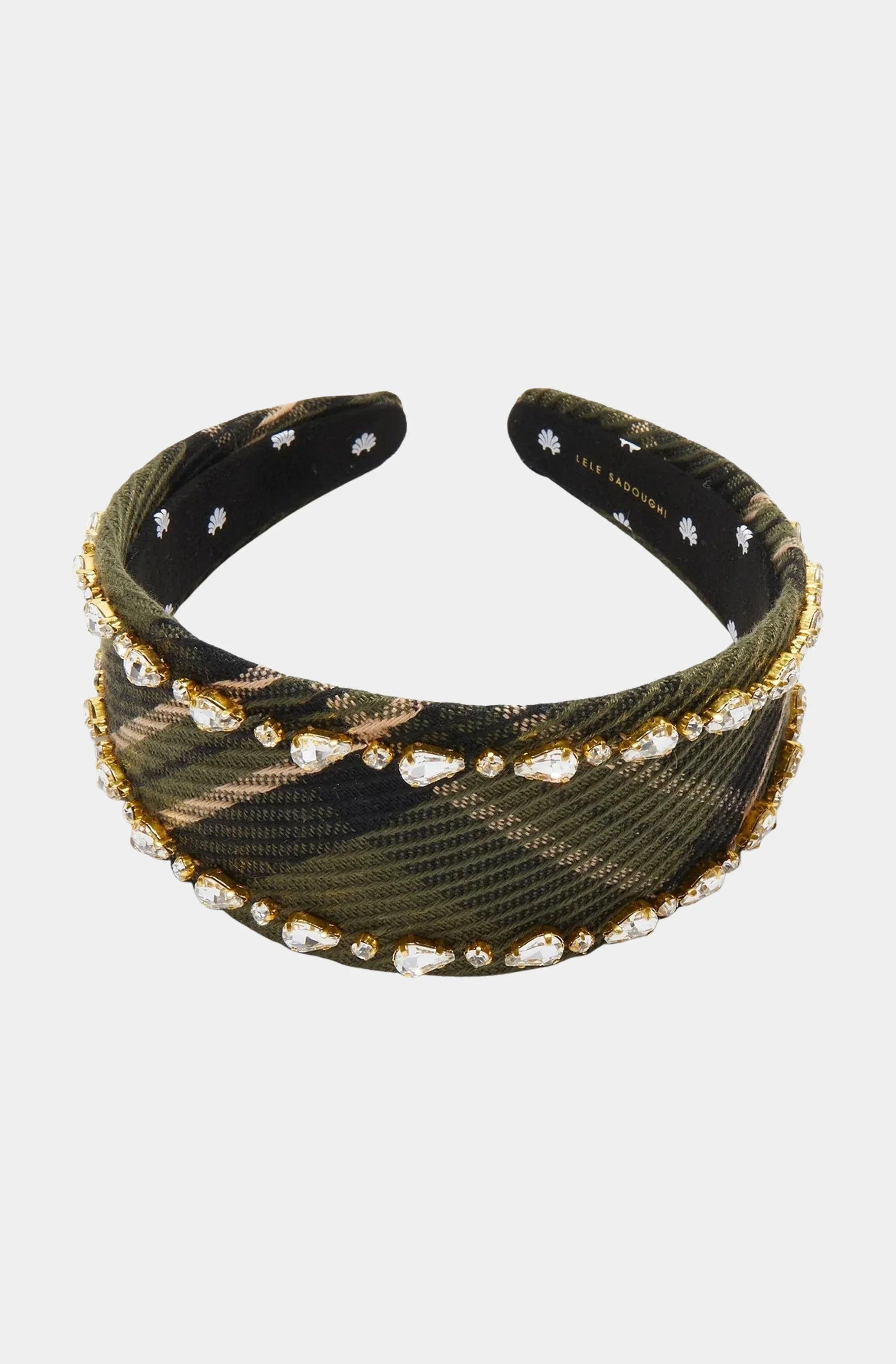 Brigitte Crystal Trim Headband – HEMLINE French Quarter display picture 2