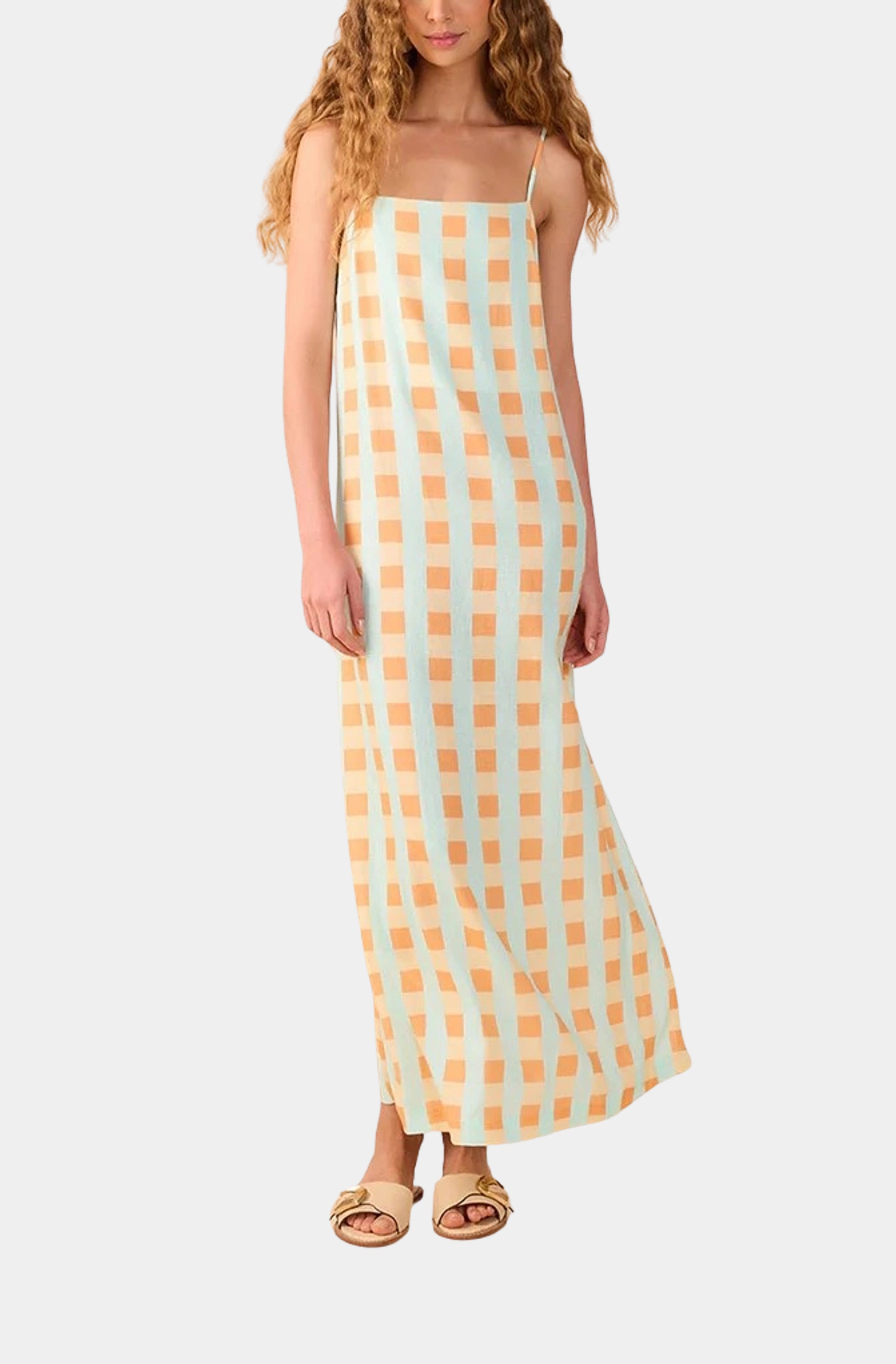 レディースウェア andmary Cecily check long dress ANDMARY レディースウェア andmary Cecily check long dress ANDMARY
