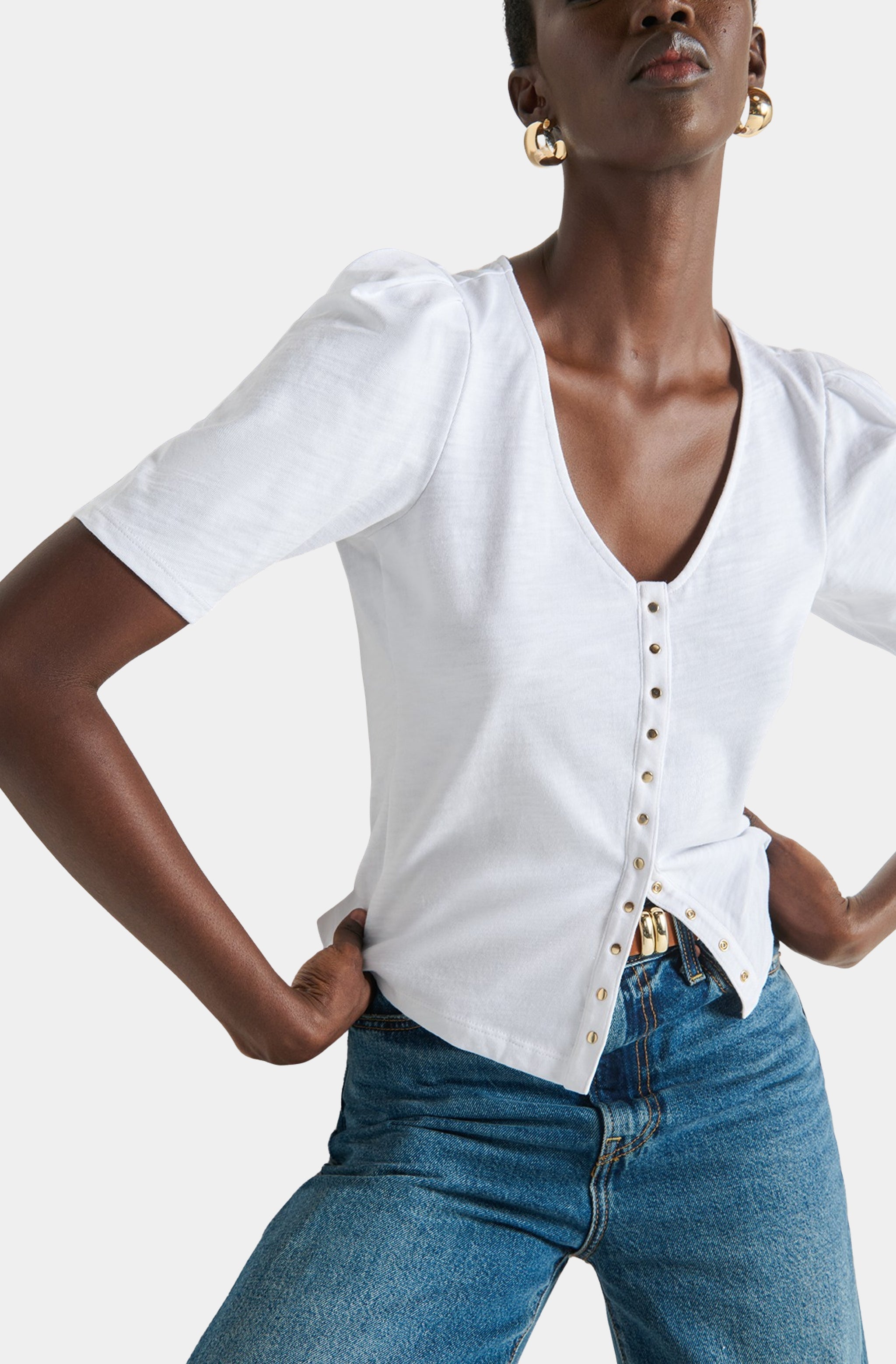 Jen Button Up Blouse