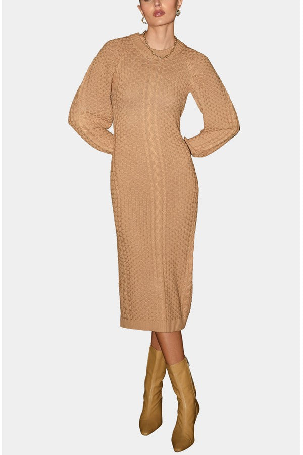 Esma Sweater Knit Midi Dress