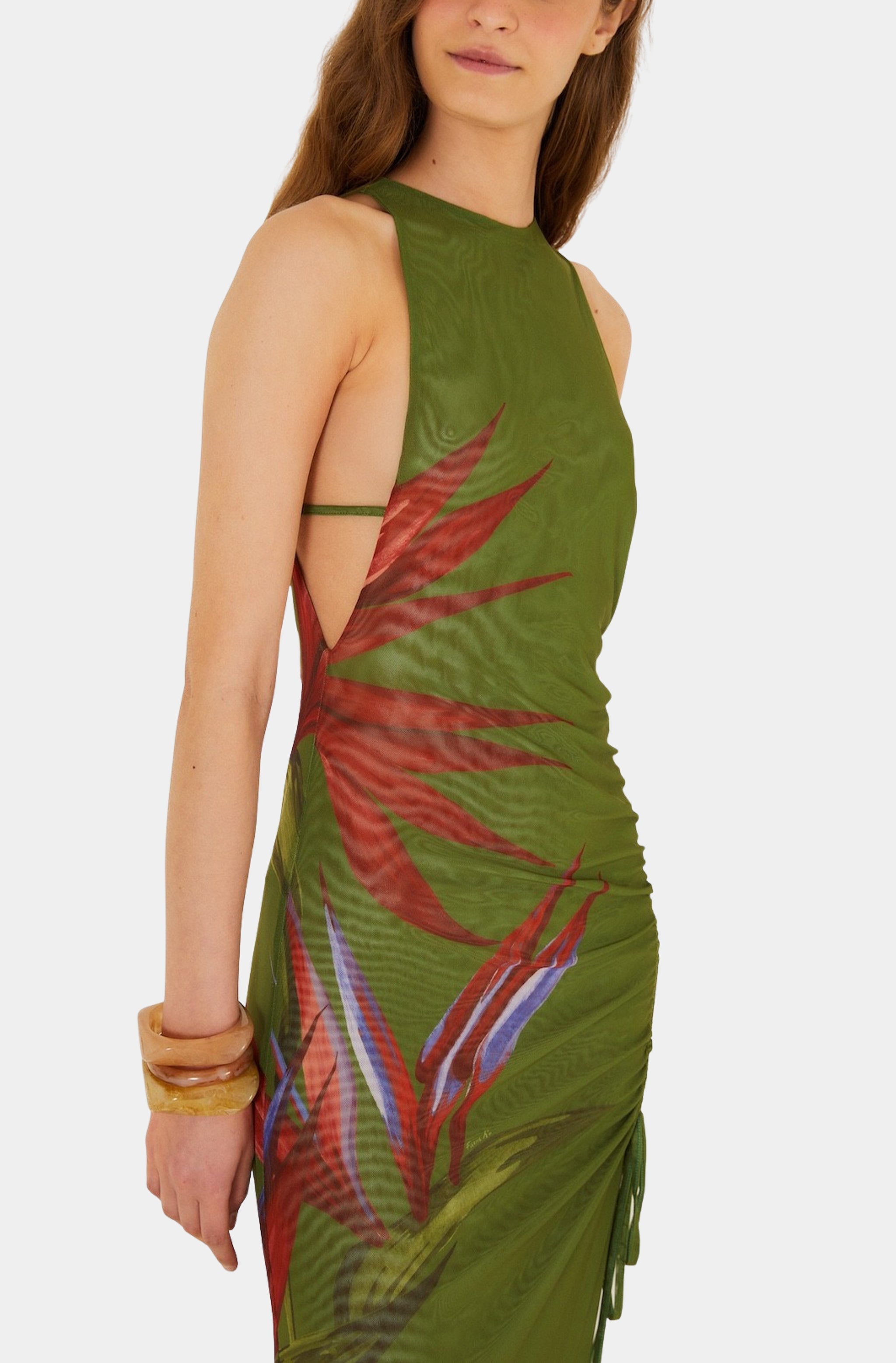 Strilitzia Dark Green Dress
