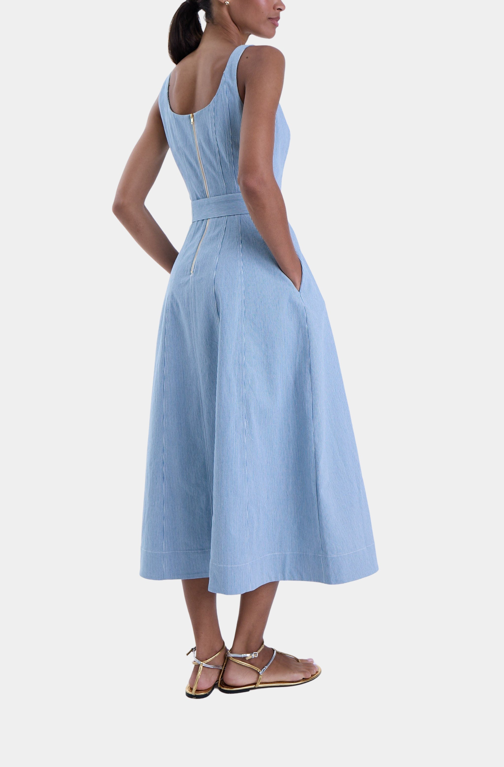 Lilliana Denim Maxi Dress