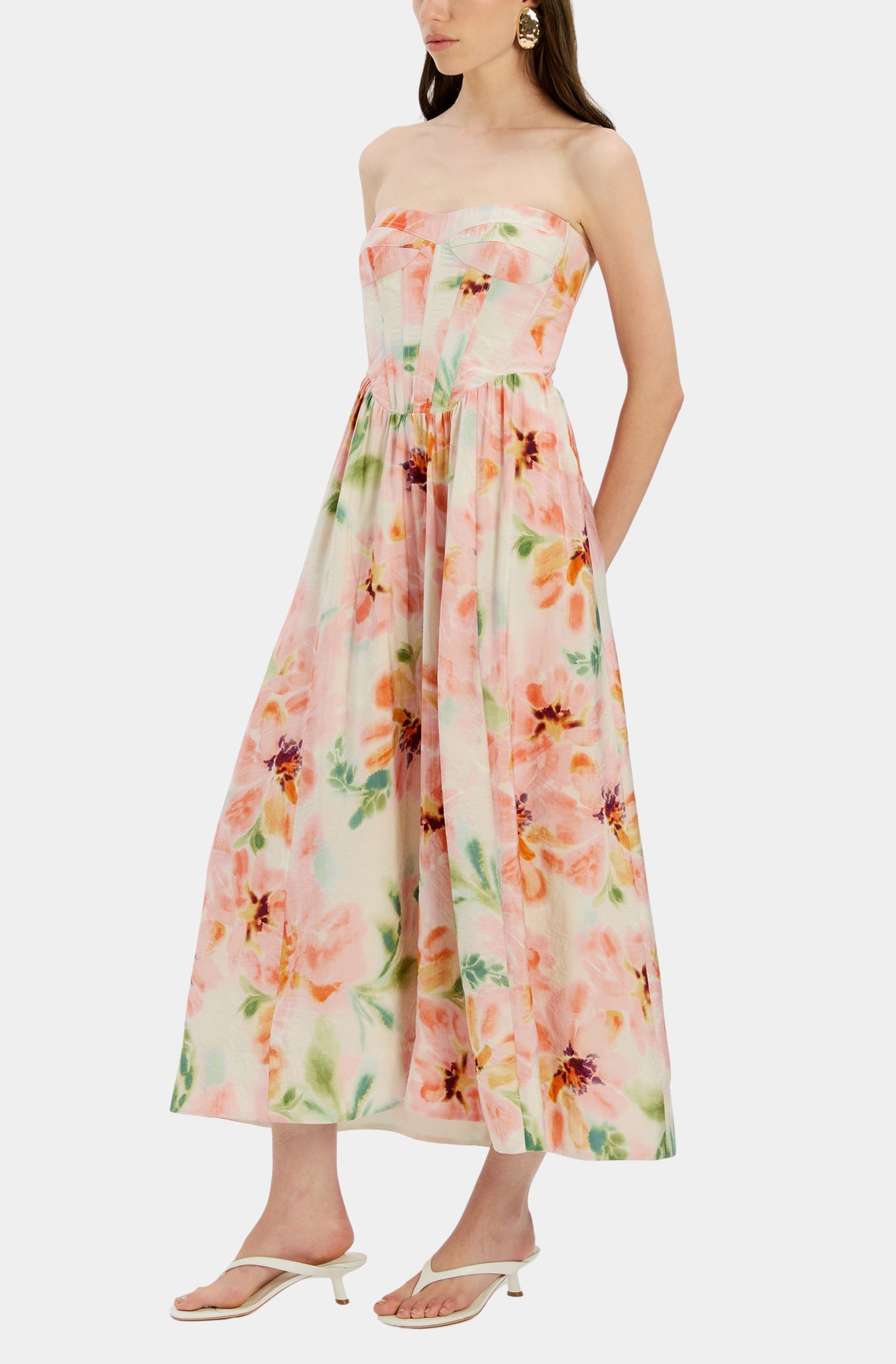 Lola Corset Midi Dress
