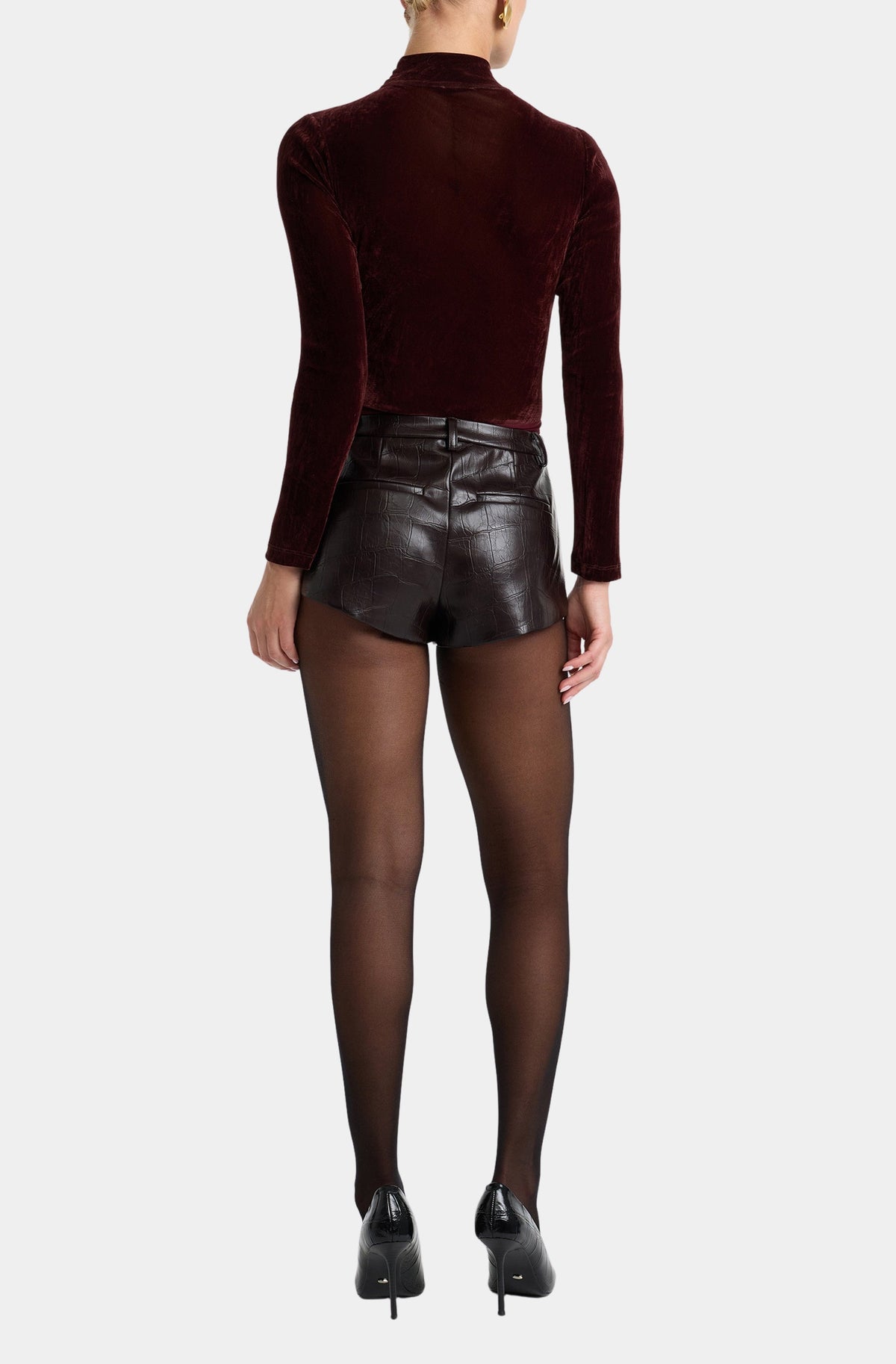 Jayla Vegan Leather Short