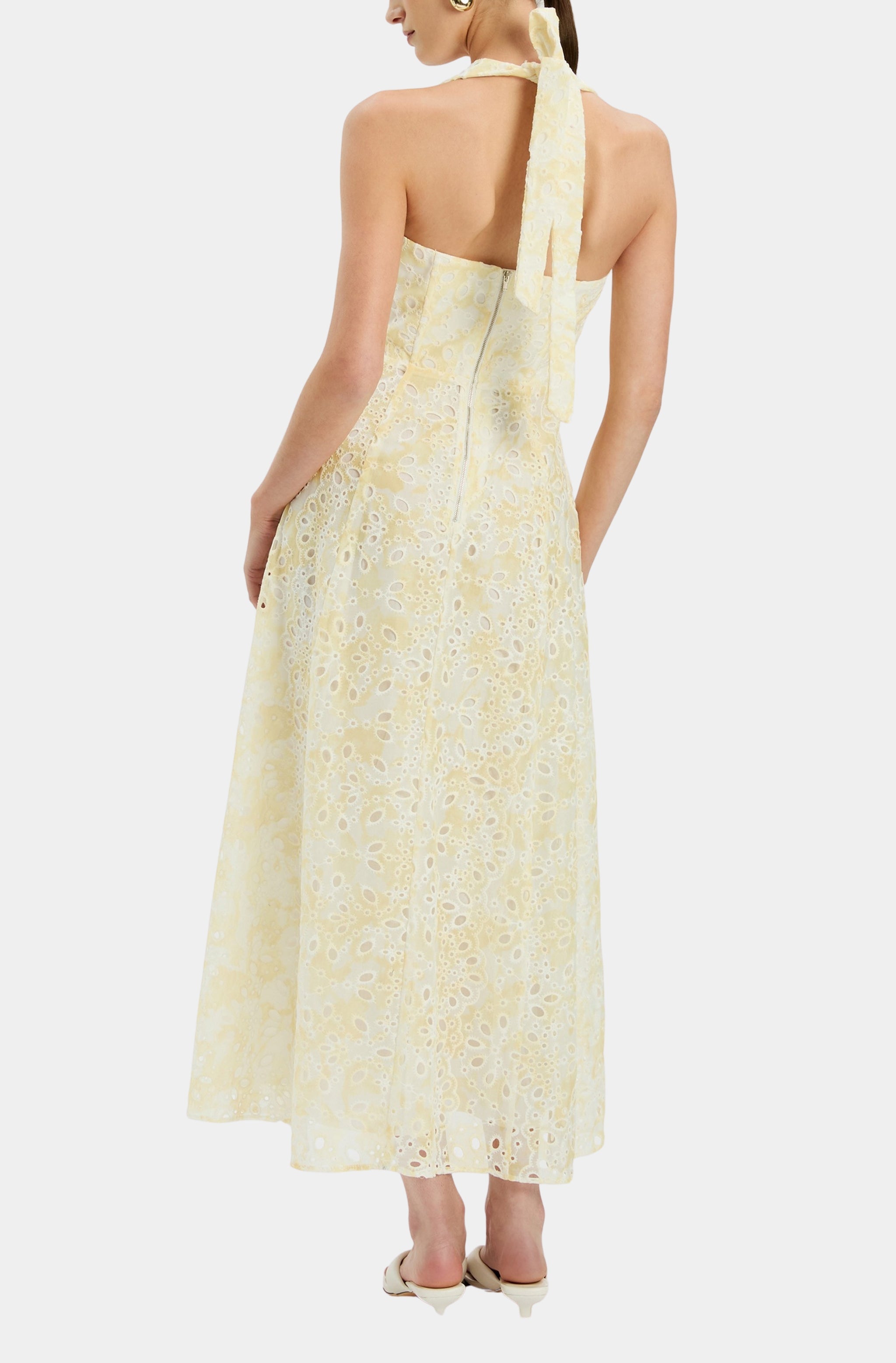 Pollie Halter Midi Dress
