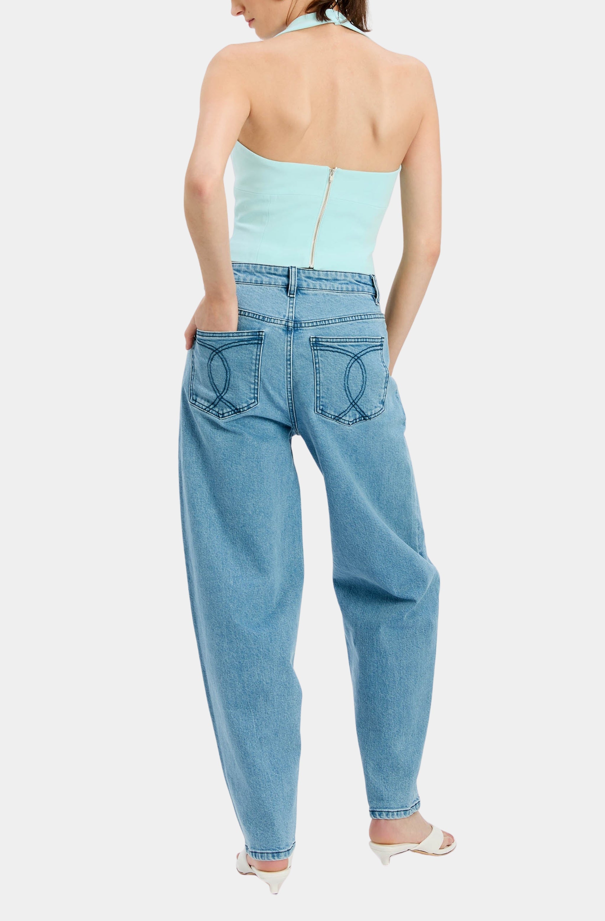 Deserae Halter Neck Top