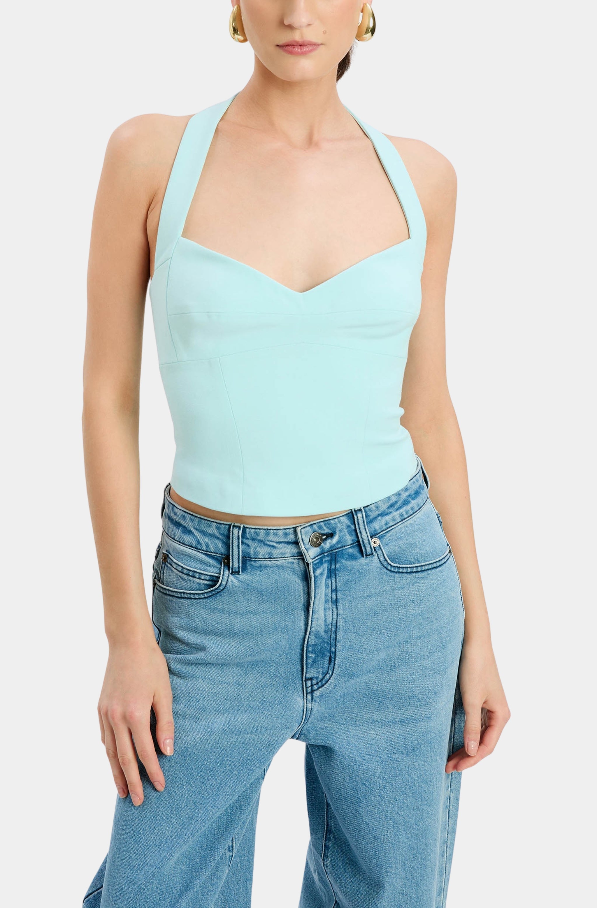 Deserae Halter Neck Top