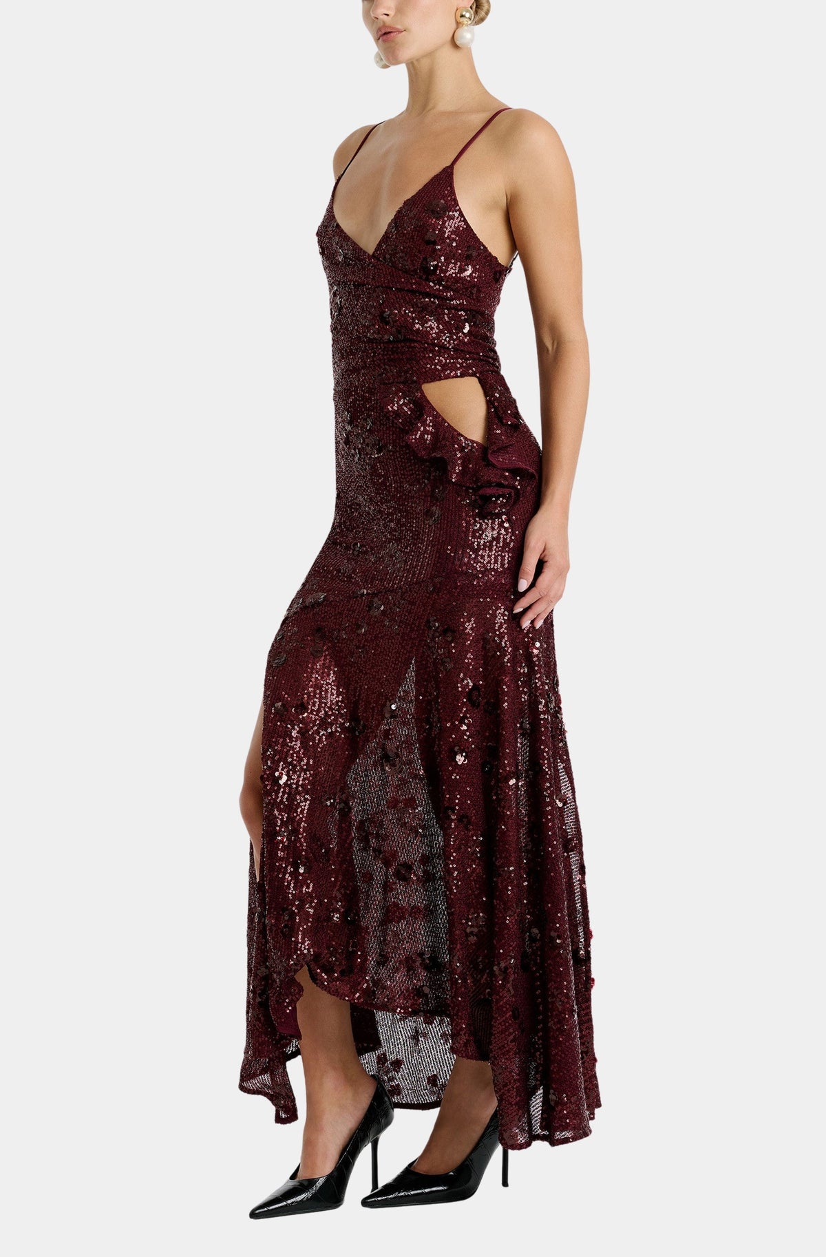 Sorrel Mock Wrap Maxi Dress