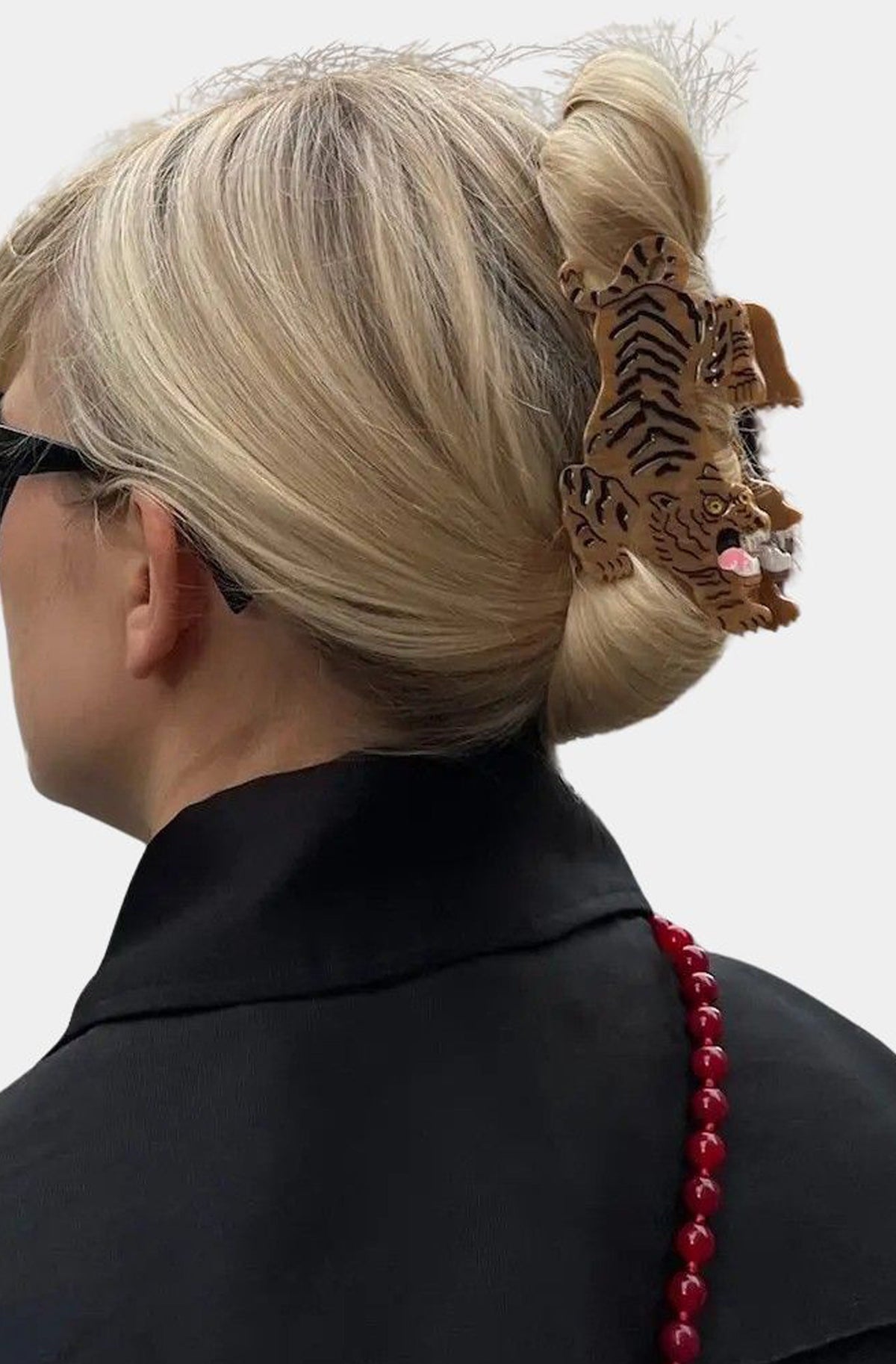 Hand-Painted Tiger Claw Hair Clip