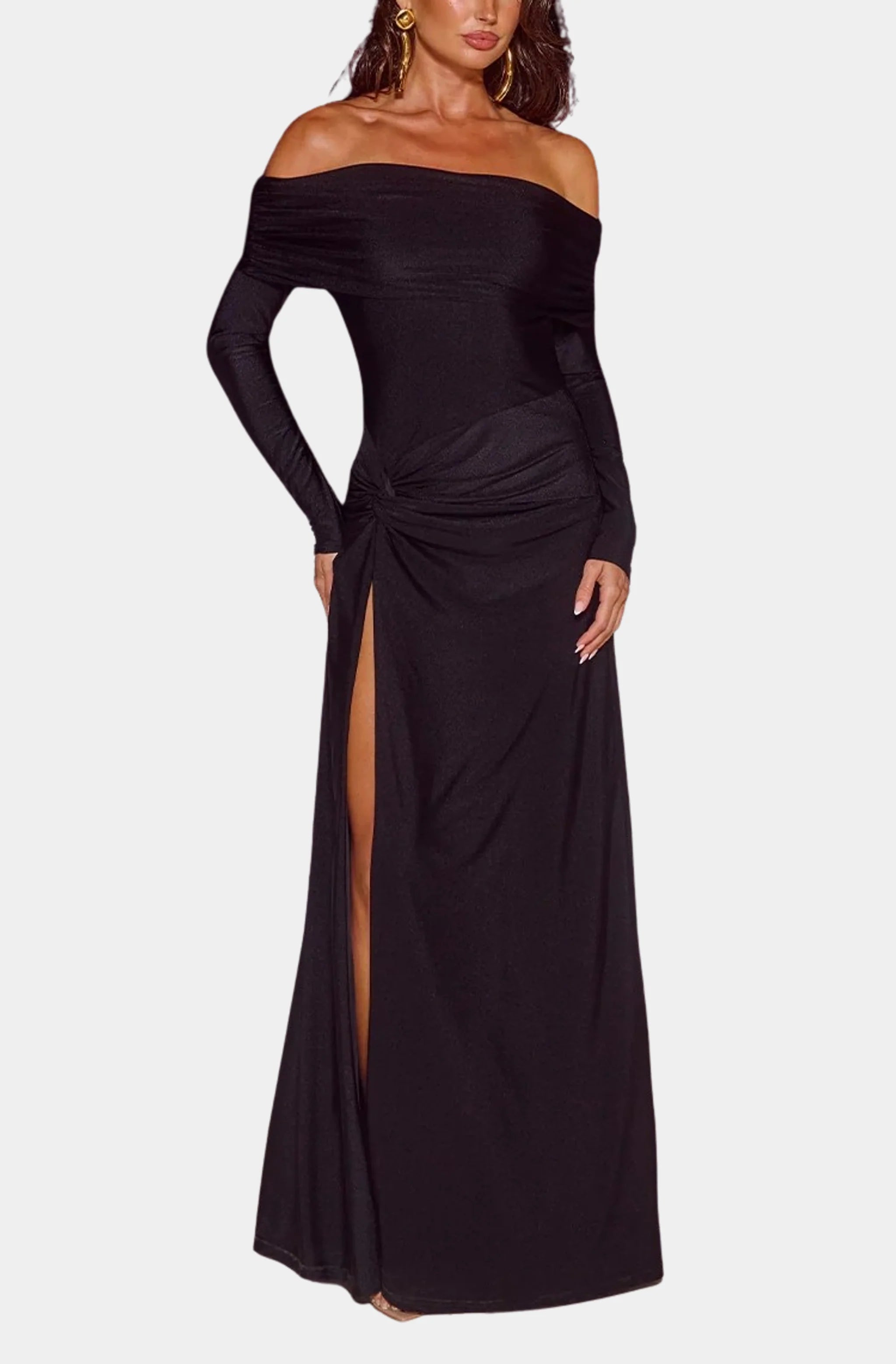 Abbie Off Shoulder Maxi Dress