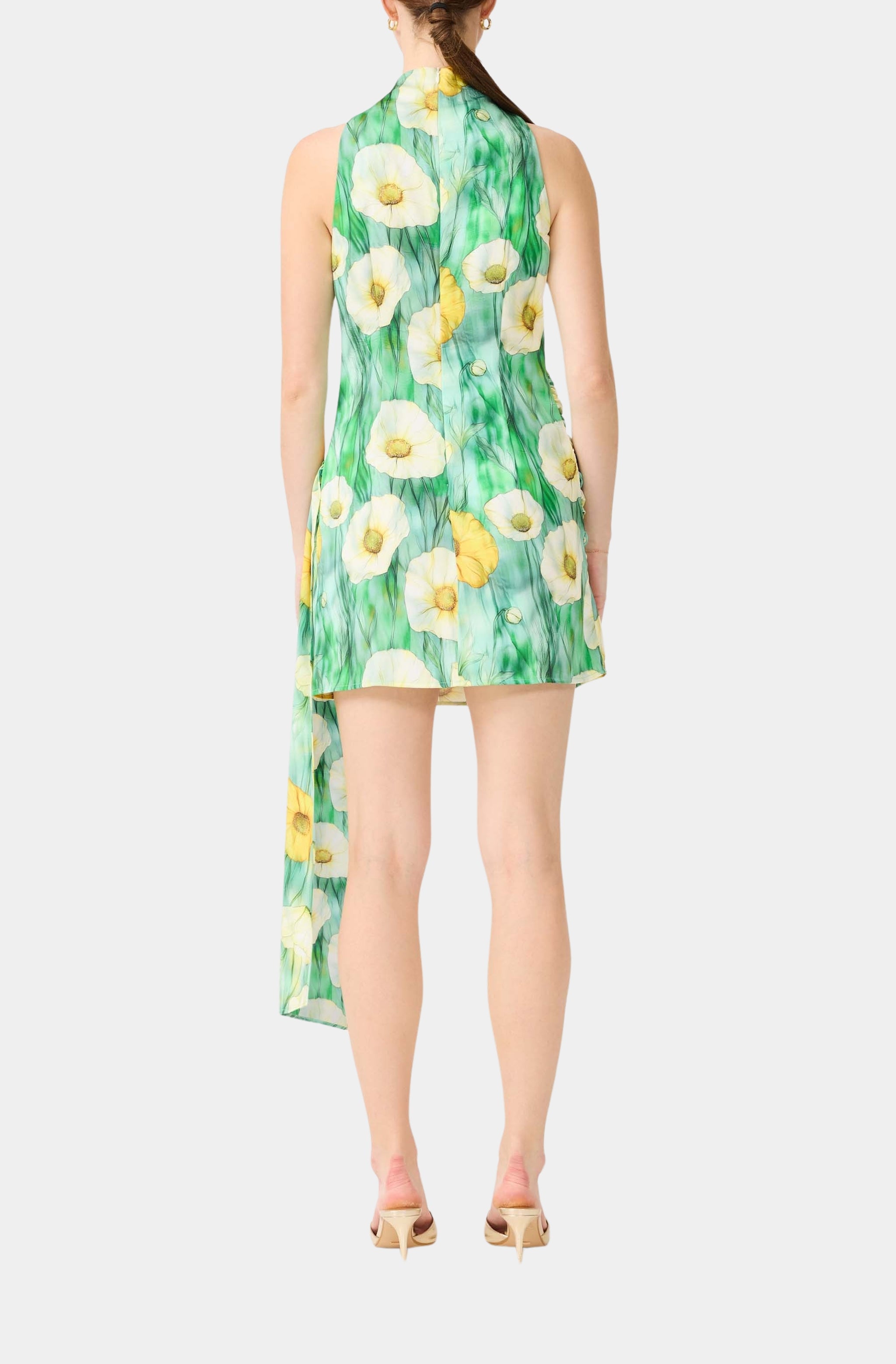 Lilia Highneck Mini Dress