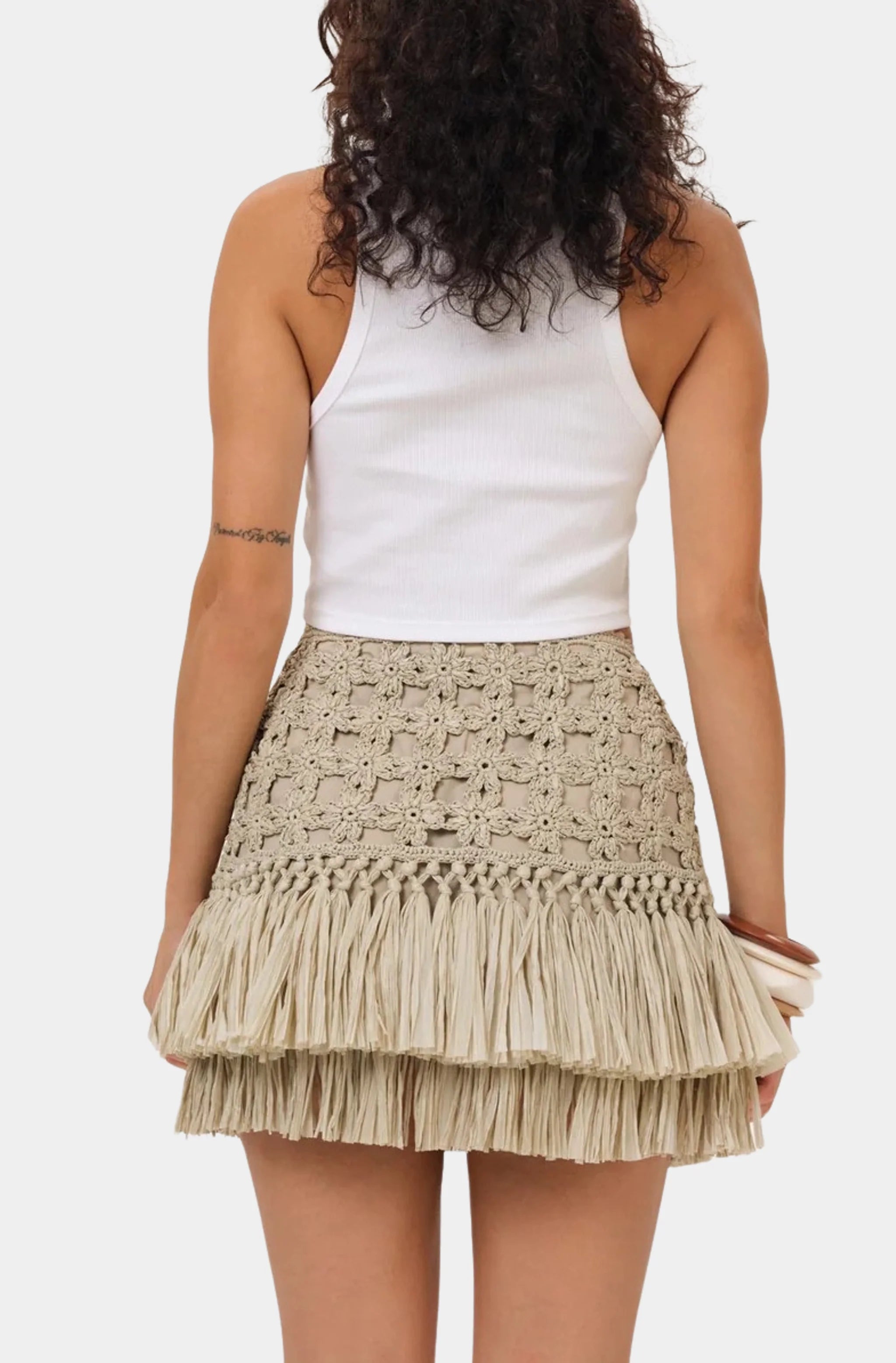Riley Raffia Skirt