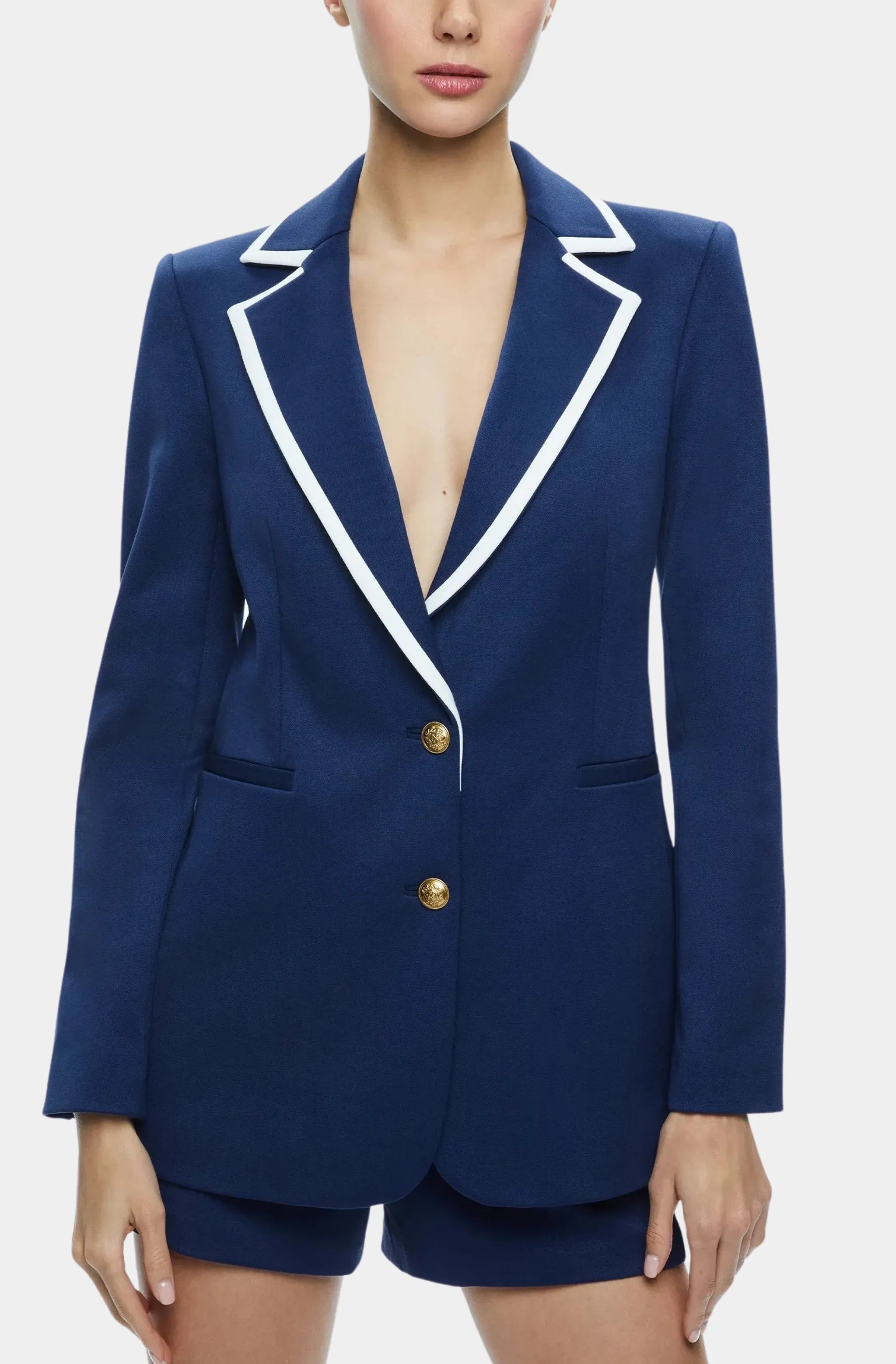 Breann Long Fitted Two Button Blazer
