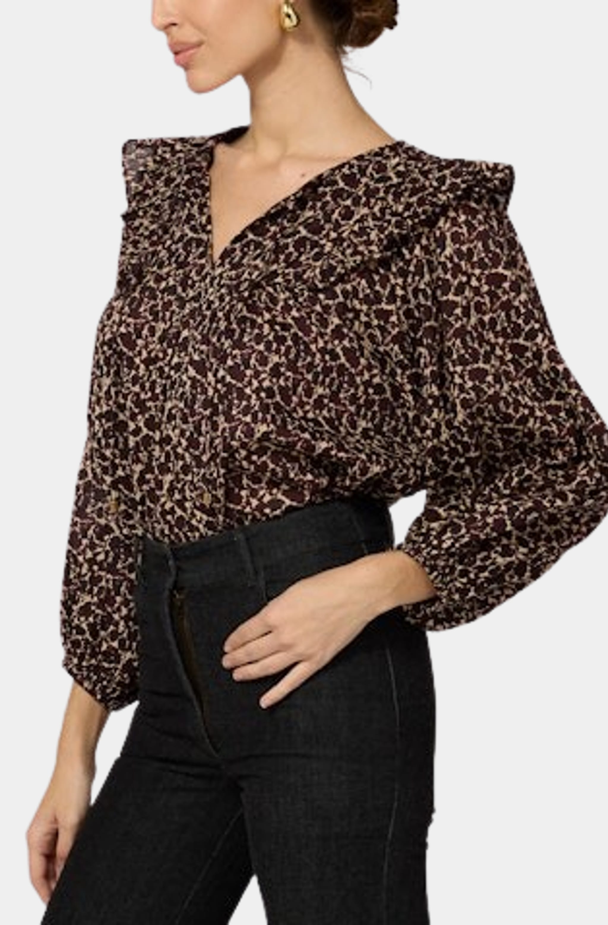 Chic Marcy Blouse by Cleobella with long sleeves