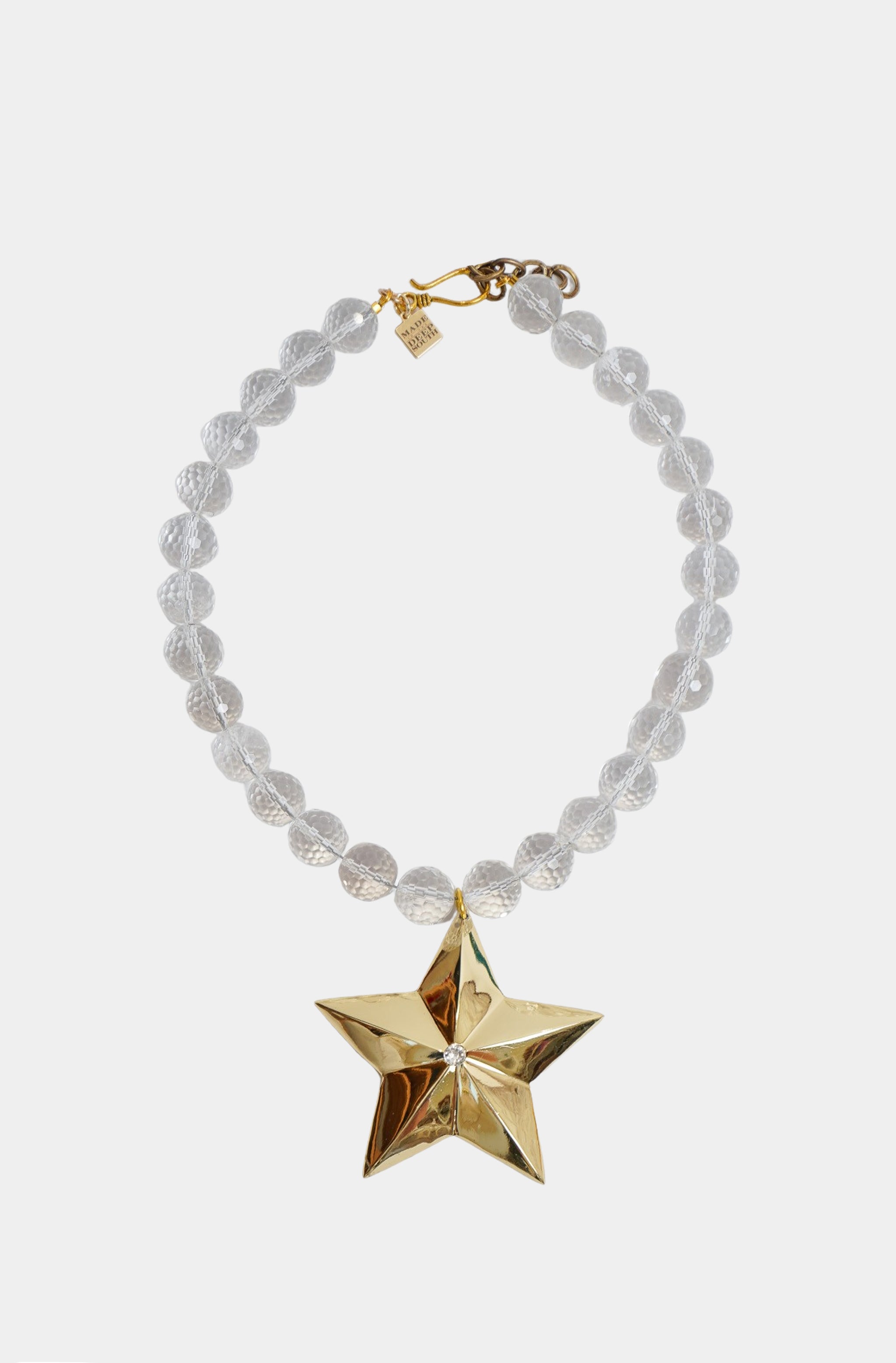 1940's Quartz Star Necklace by Hemline French Quarter
