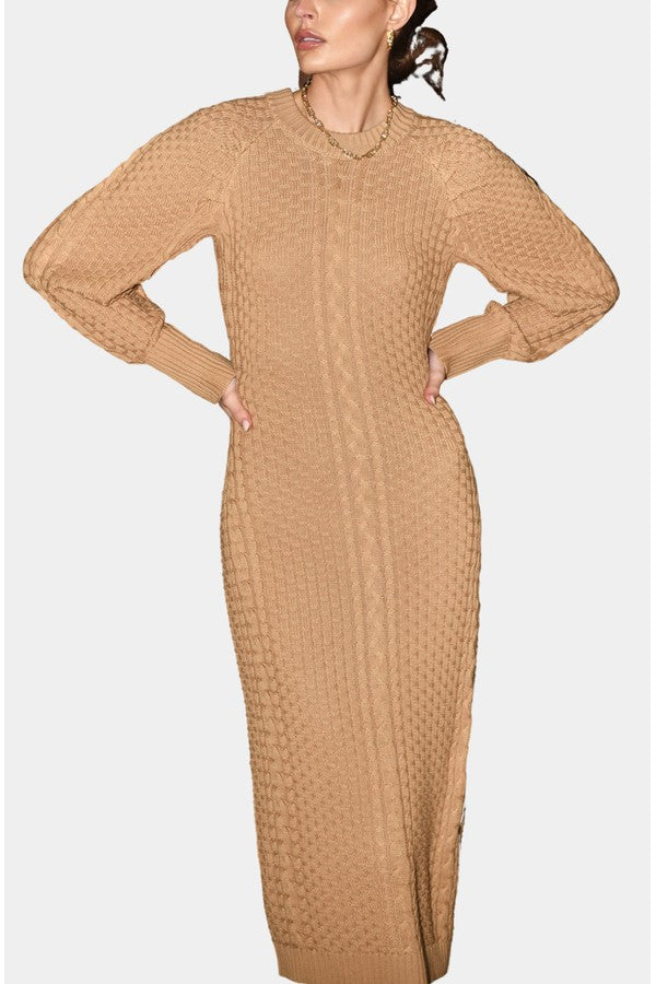 Esma Sweater Knit Midi Dress