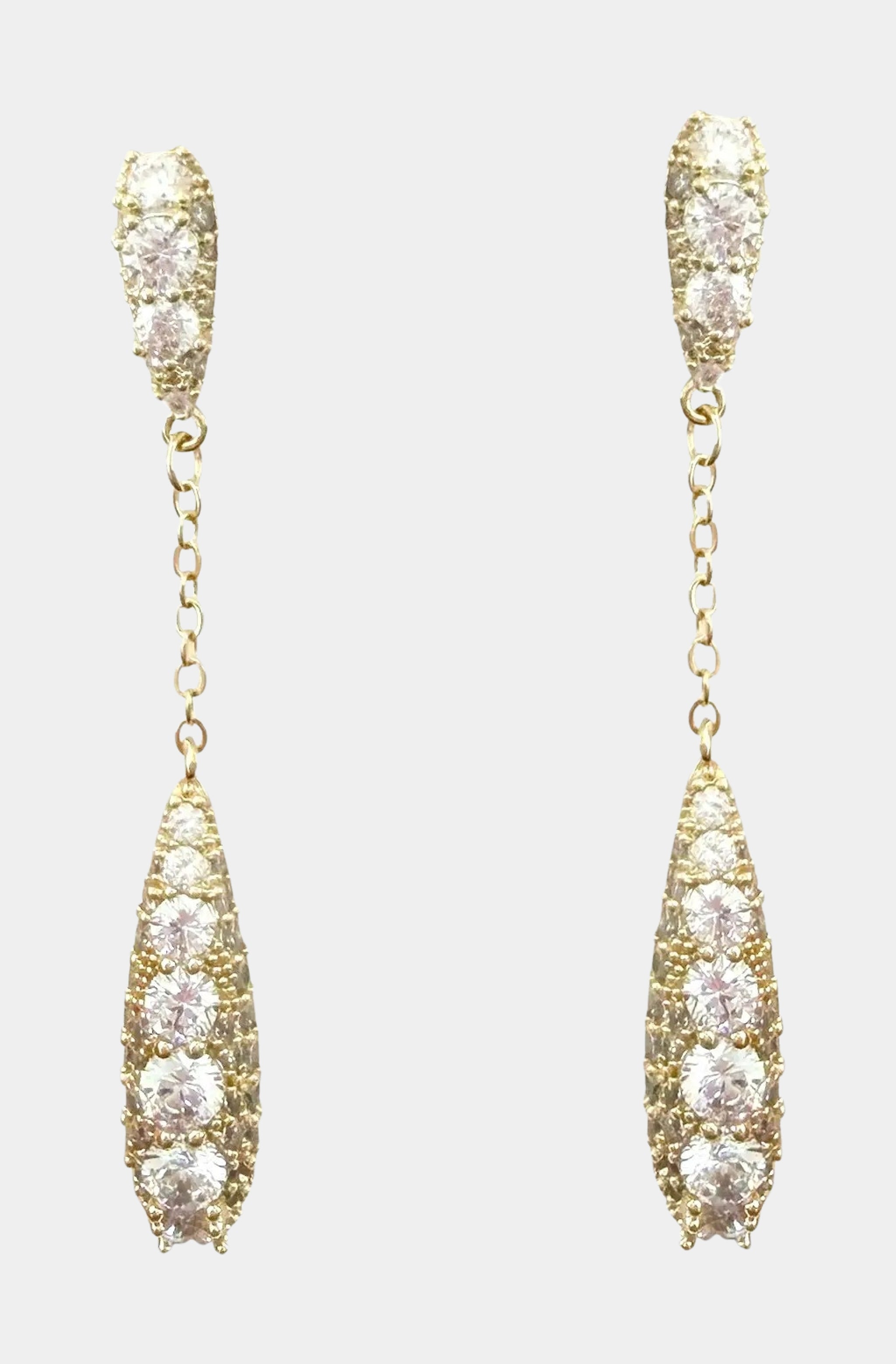 Greer CZ Drop Earrings