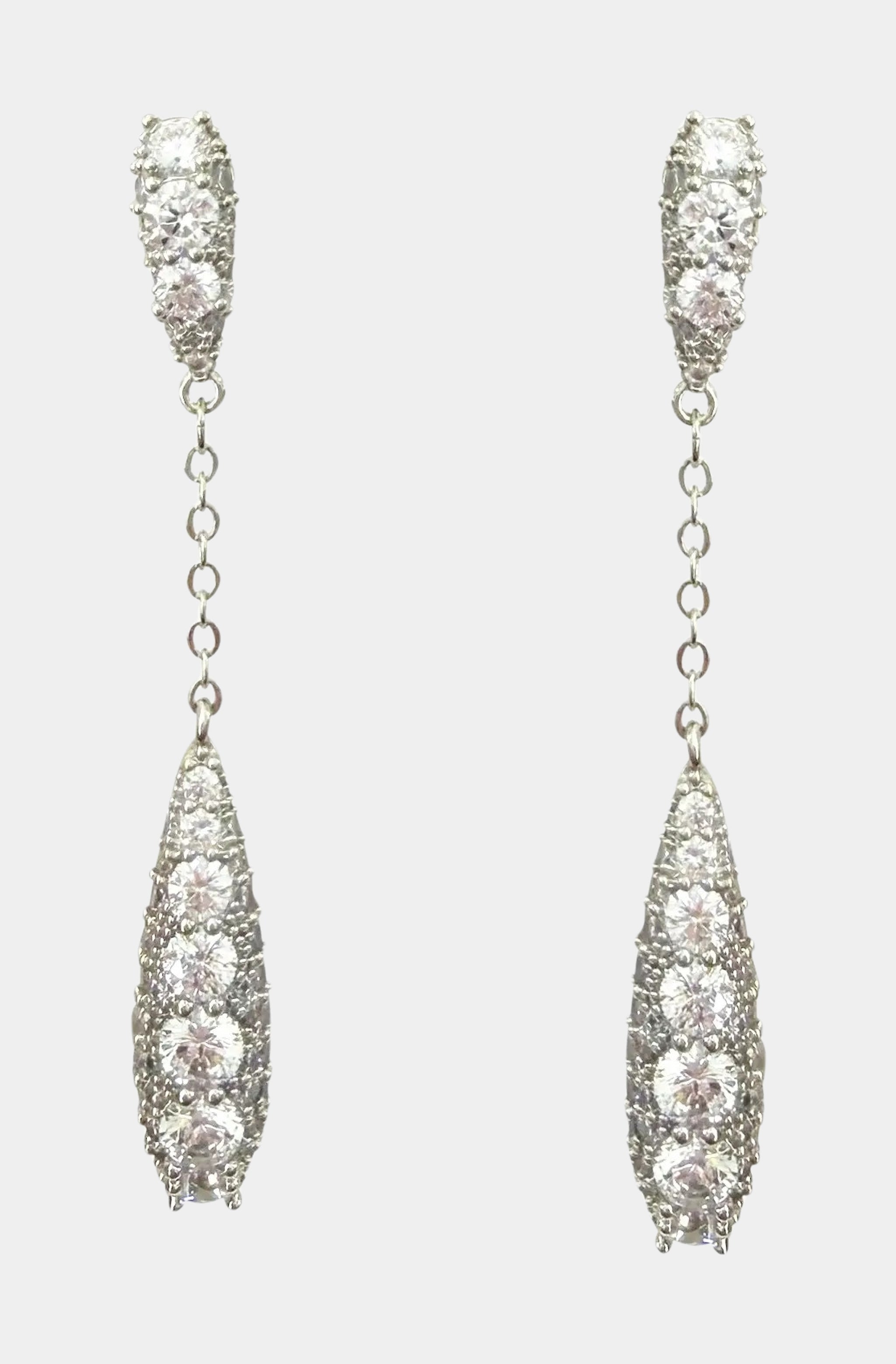 Greer CZ Drop Earrings