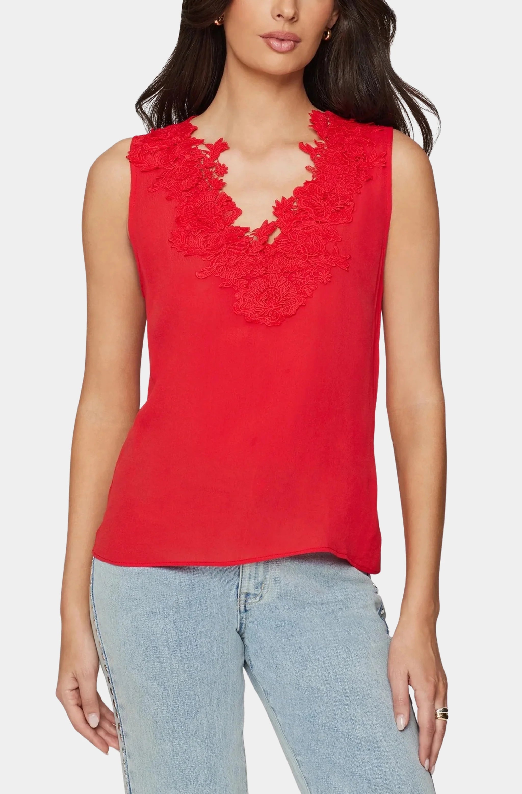 Adiha Lace Combo Blouse