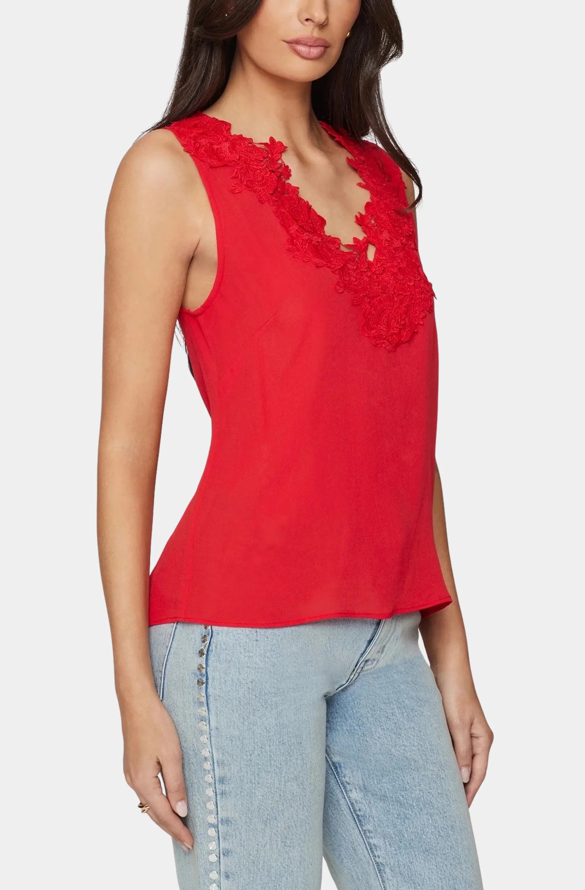 Adiha Lace Combo Blouse