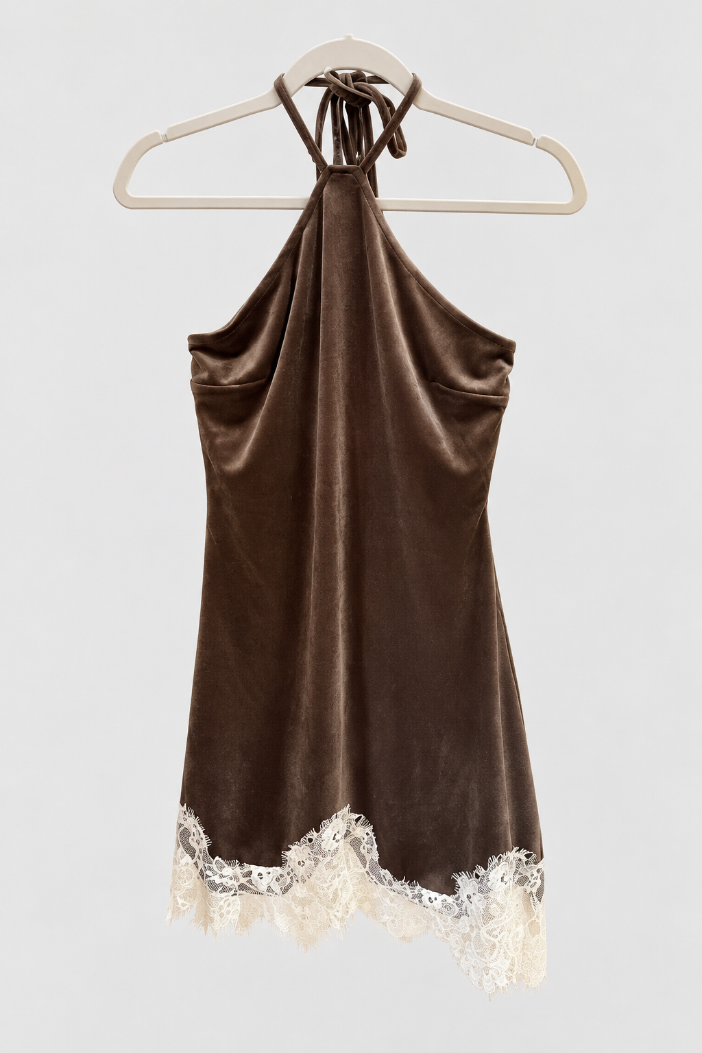 Thalia Dress in Chocolate — front reference