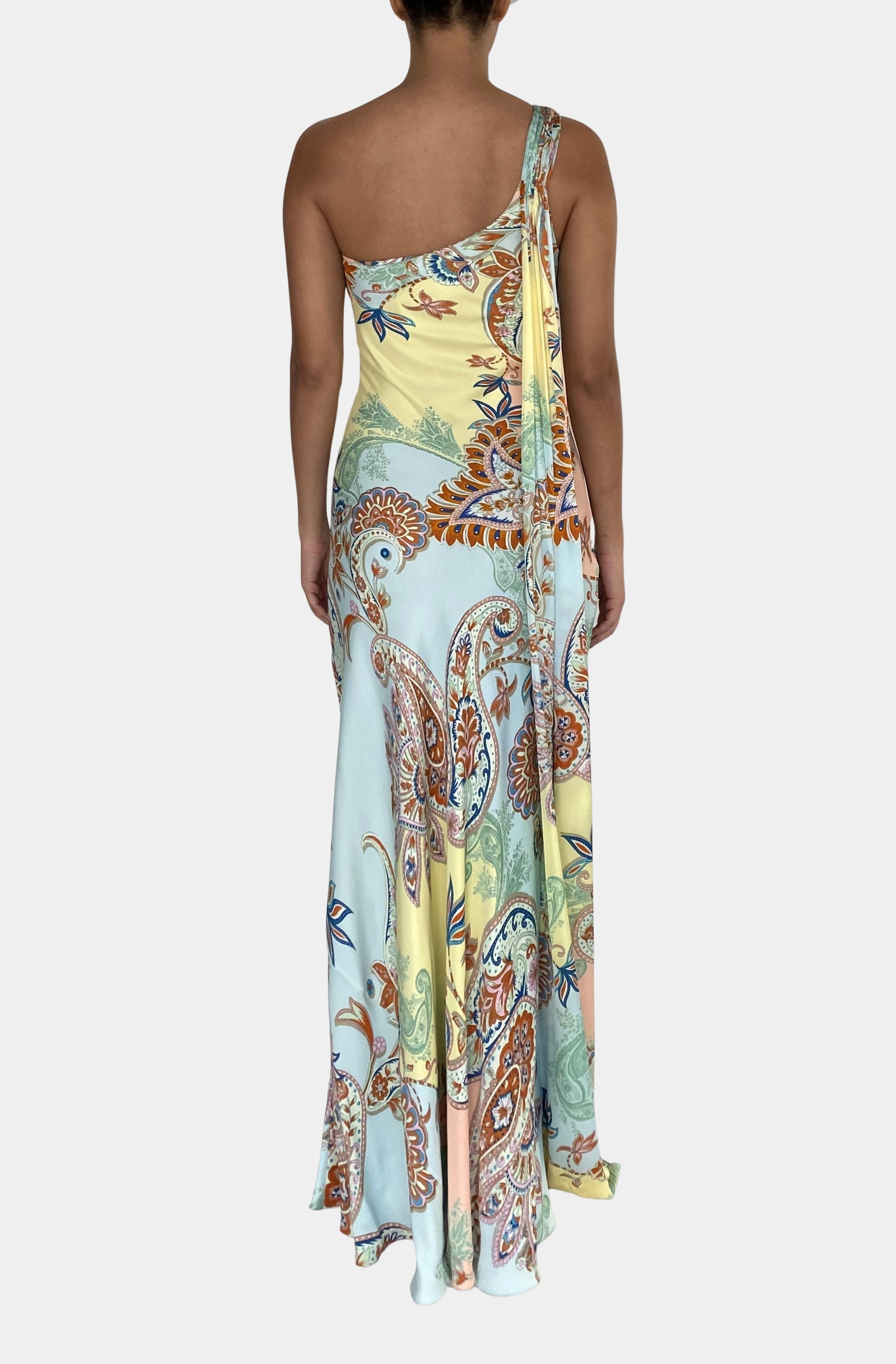 One Shoulder Sash Dress