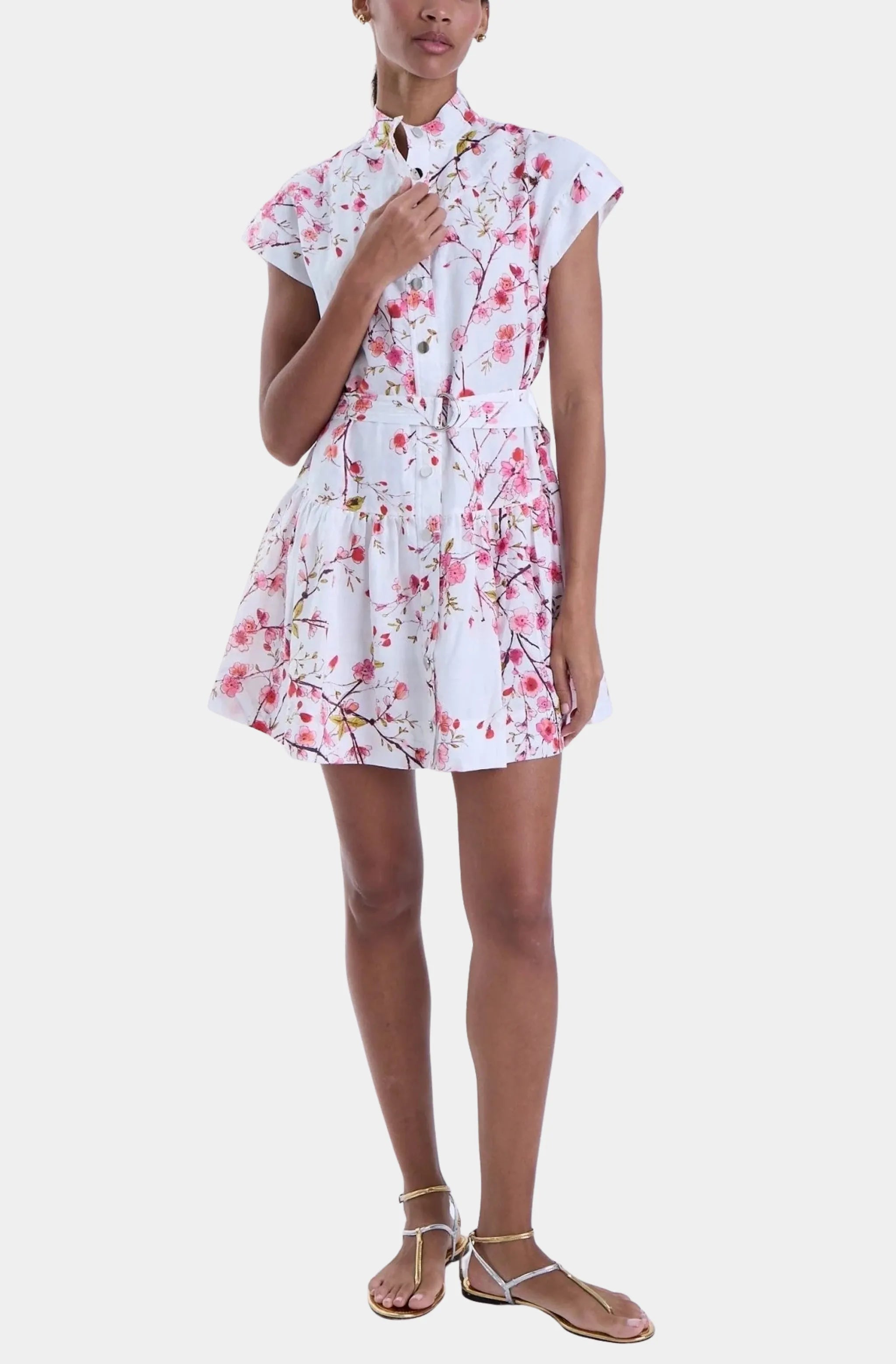 Zellie Print Mini Dress