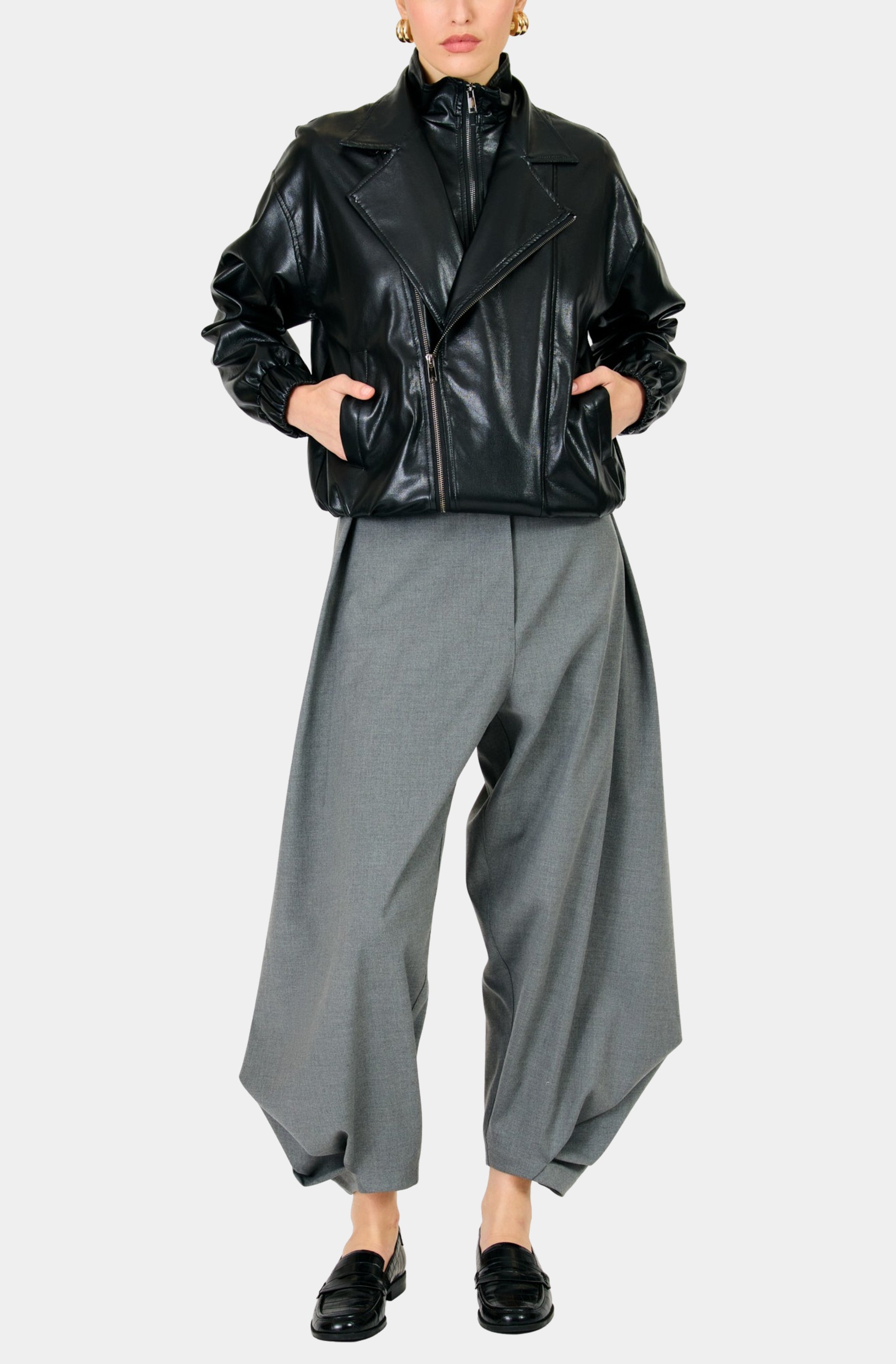 Noir Double Layered Jacket