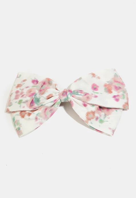 Olivia Floral Bow Clip