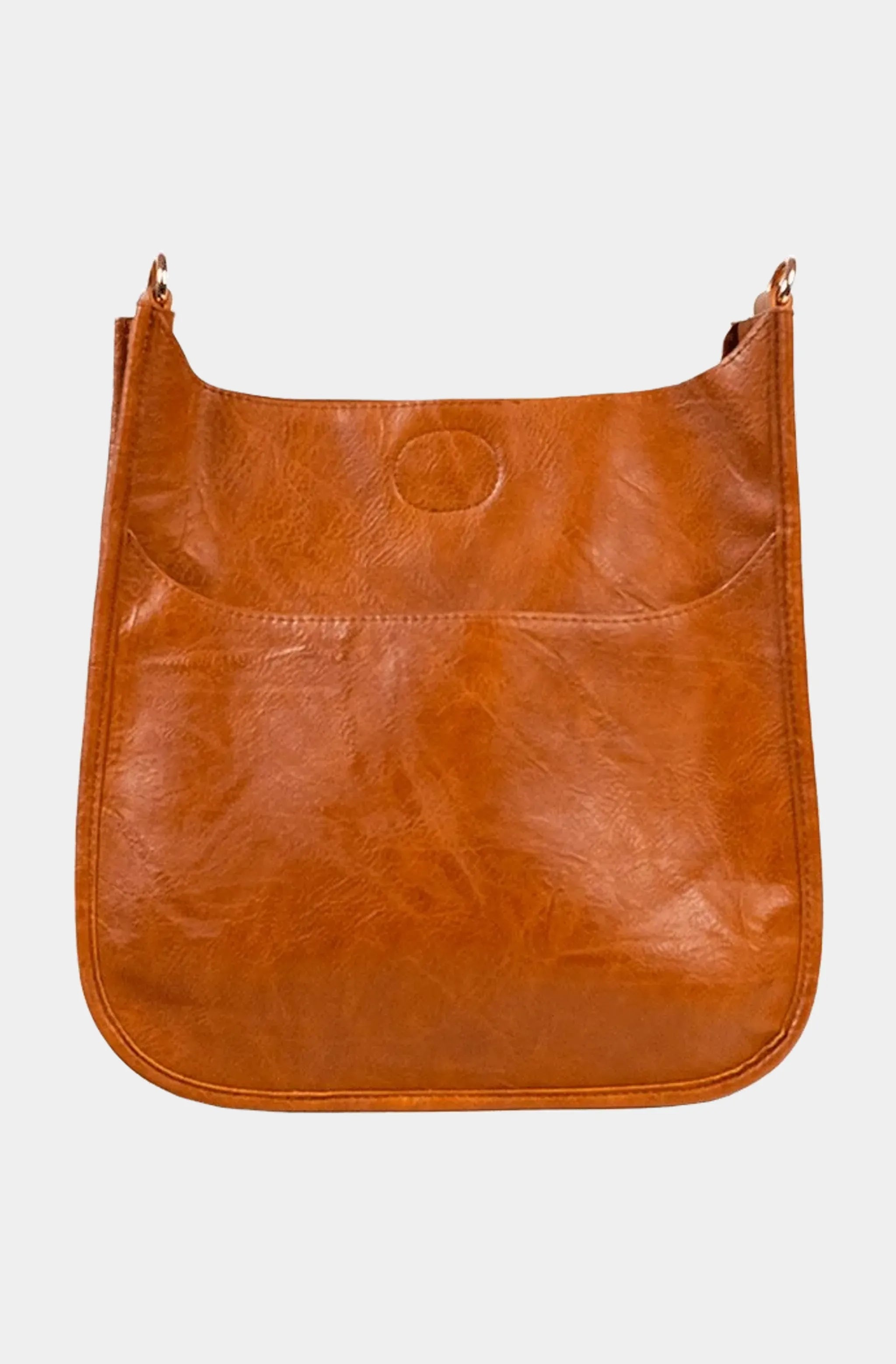 Mini Vegan Leather Messenger Bag