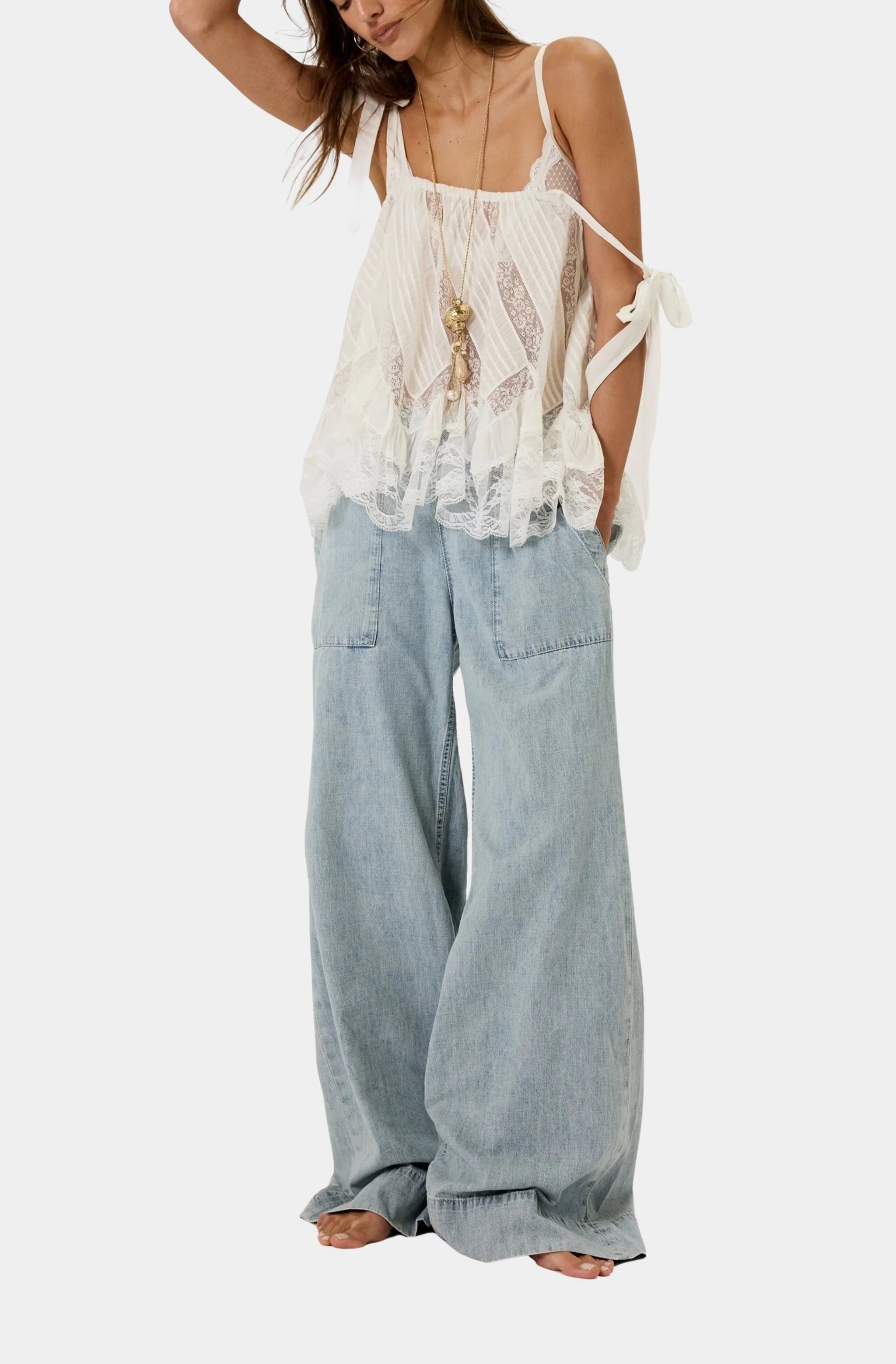 Breezy Denim Pull On Jean