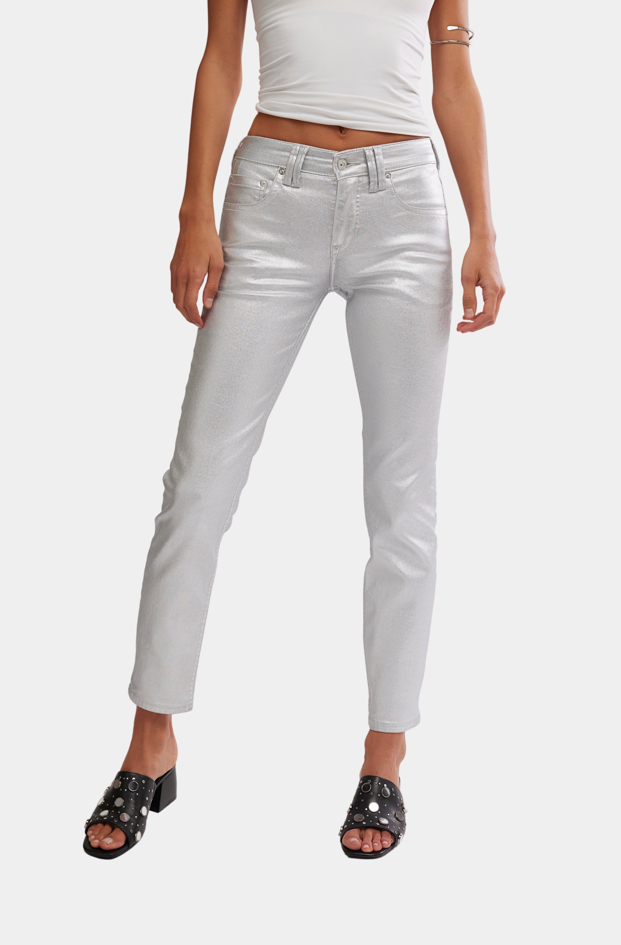 Oracle Metallic Jeans